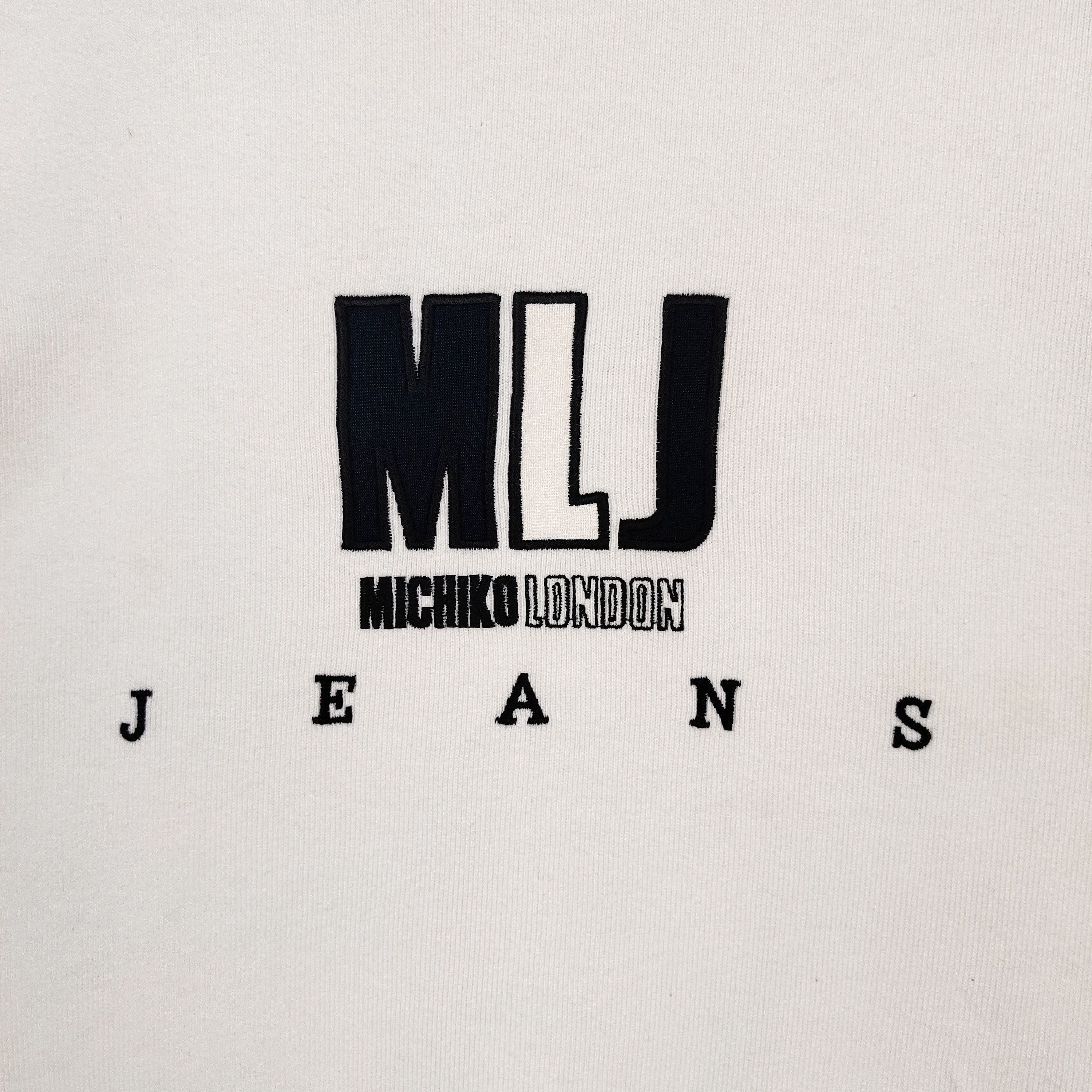 Michiko Koshino Vintage Michiko London Jeans Sweatshirt Embroidered Size US M / EU 48-50 / 2 - 2 Thumbnail