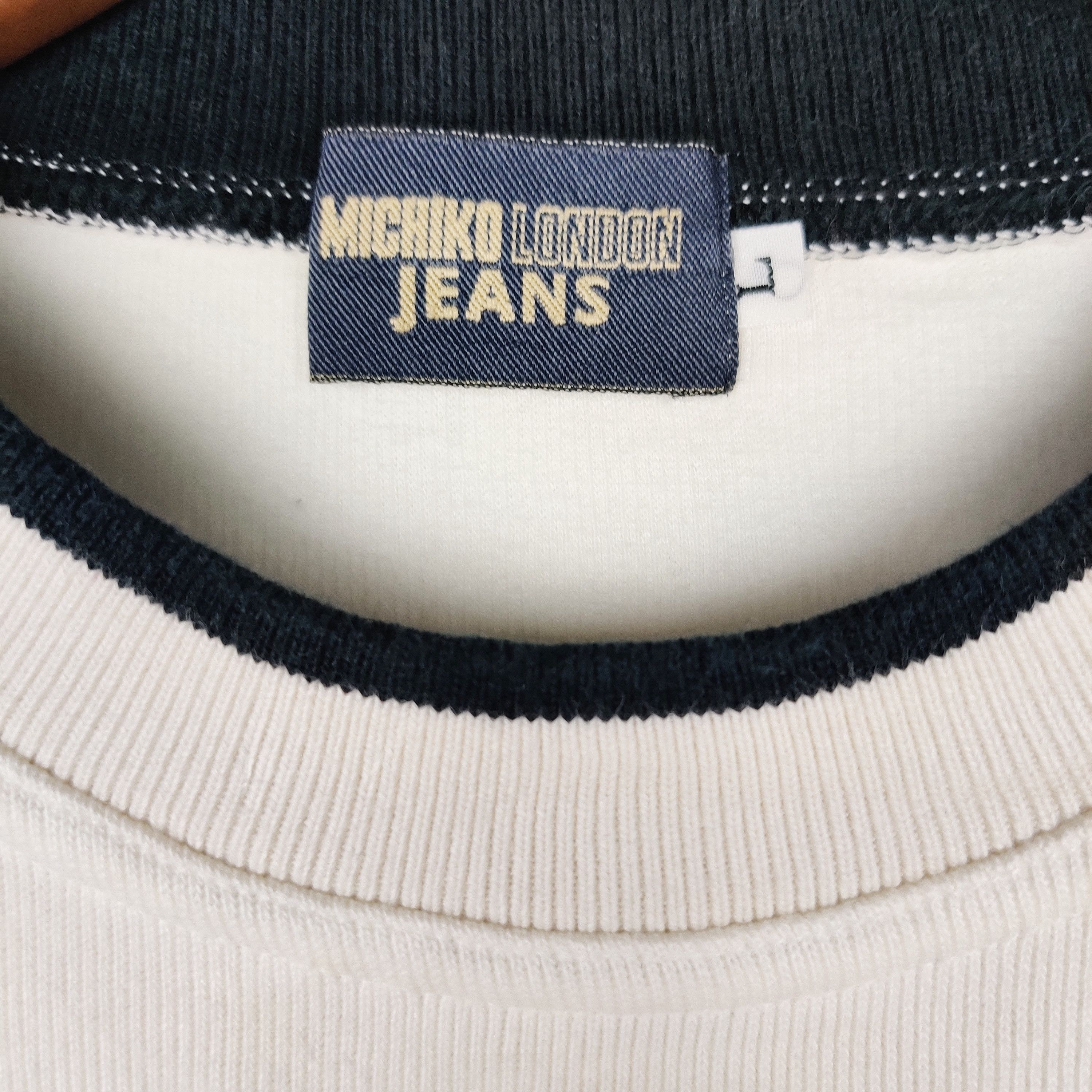 Michiko Koshino Vintage Michiko London Jeans Sweatshirt Embroidered Size US M / EU 48-50 / 2 - 3 Thumbnail