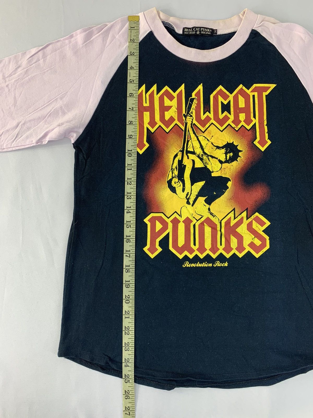 Band Tees Records Hellcat Punks Not Dead Rock Revolution Raglan Tee Size US S / EU 44-46 / 1 - 9 Thumbnail