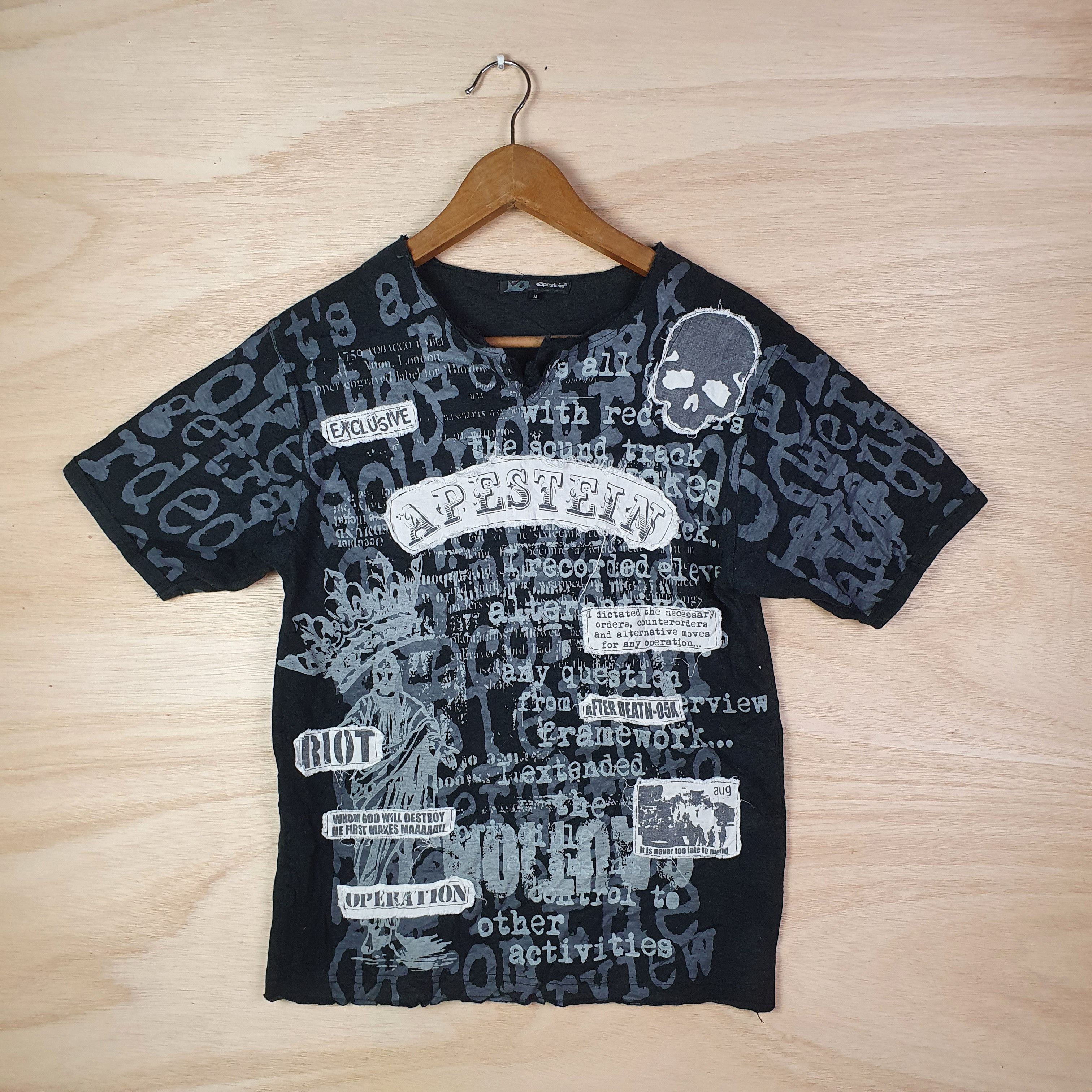 Japanese Brand APESTIEN FULL PRINT x PATCHES Size US M / EU 48-50 / 2 - 1 Thumbnail