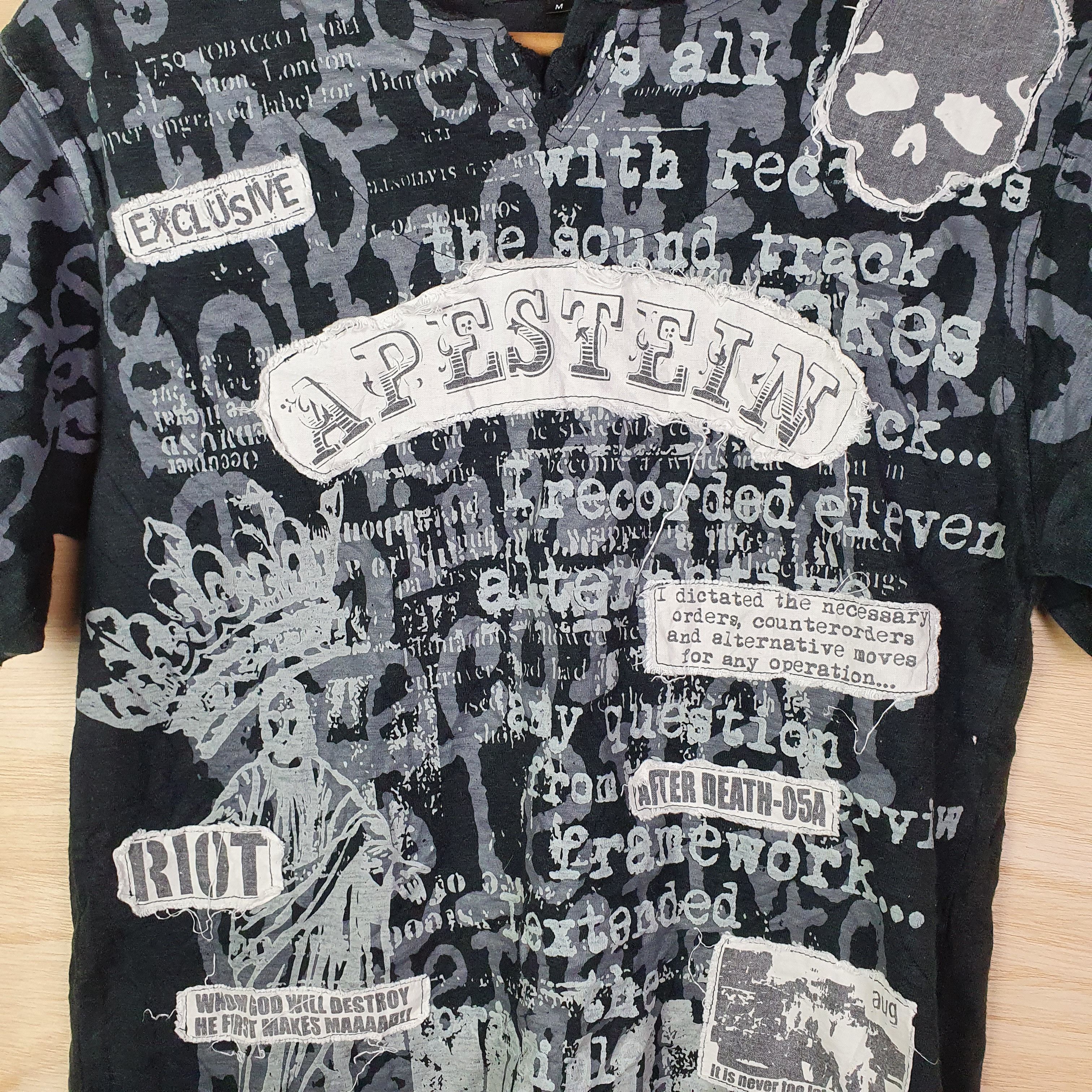 Japanese Brand APESTIEN FULL PRINT x PATCHES Size US M / EU 48-50 / 2 - 3 Thumbnail