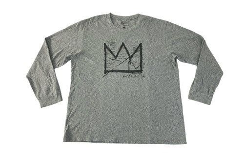 Japanese Brand SPRZNY Estate Of Jean-Michel Basquiat Big Crown Logo Tee Size US XL / EU 56 / 4 - 1 Thumbnail