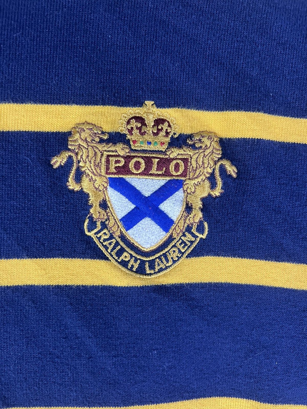 Polo Ralph Lauren × RRL Ralph Lauren × Ralph Lauren VINTAGE STRIPES POLO RALPH LAUREN NO 7 Size US L / EU 52-54 / 3 - 3 Thumbnail