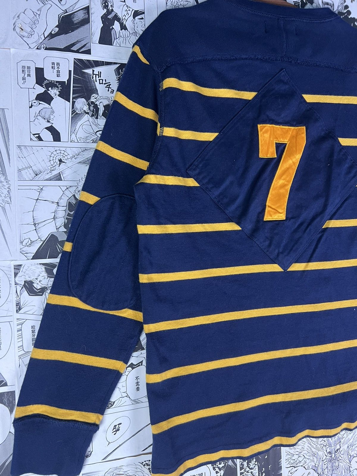 Polo Ralph Lauren × RRL Ralph Lauren × Ralph Lauren VINTAGE STRIPES POLO RALPH LAUREN NO 7 Size US L / EU 52-54 / 3 - 6 Thumbnail