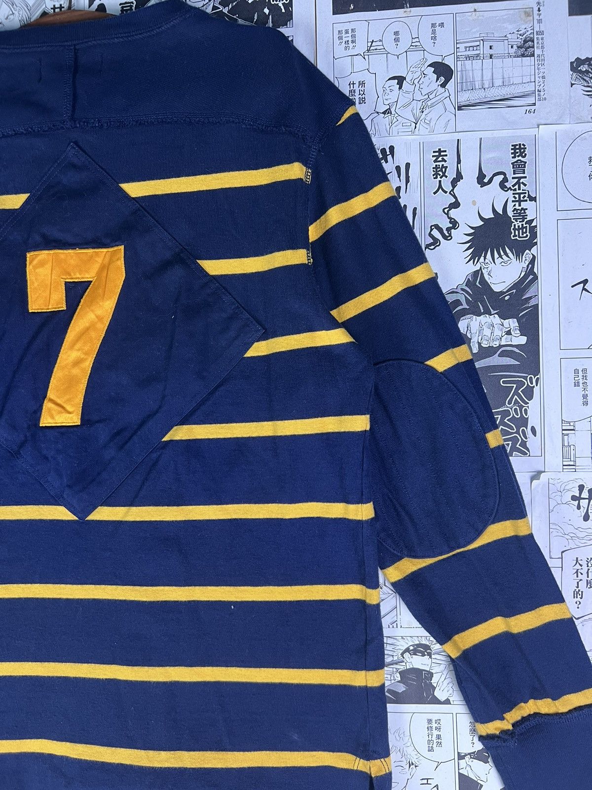 Polo Ralph Lauren × RRL Ralph Lauren × Ralph Lauren VINTAGE STRIPES POLO RALPH LAUREN NO 7 Size US L / EU 52-54 / 3 - 5 Thumbnail