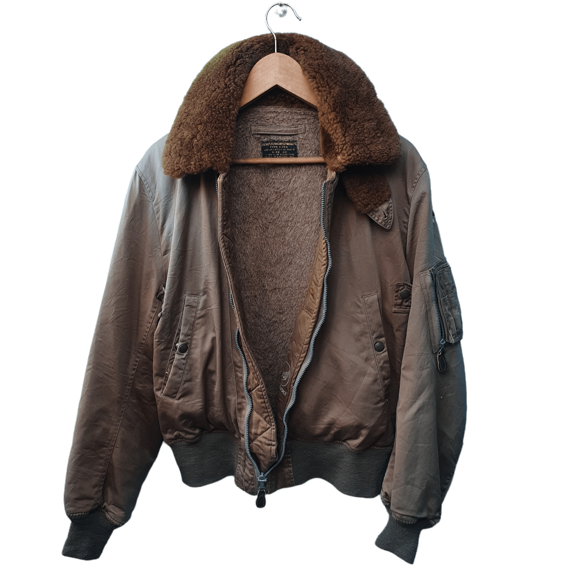 Buzz Rickson's BOMBER JACKET US AIR FORCE BY BUZZ RICKSON INC Size US XXS / EU 40 - 3 Thumbnail