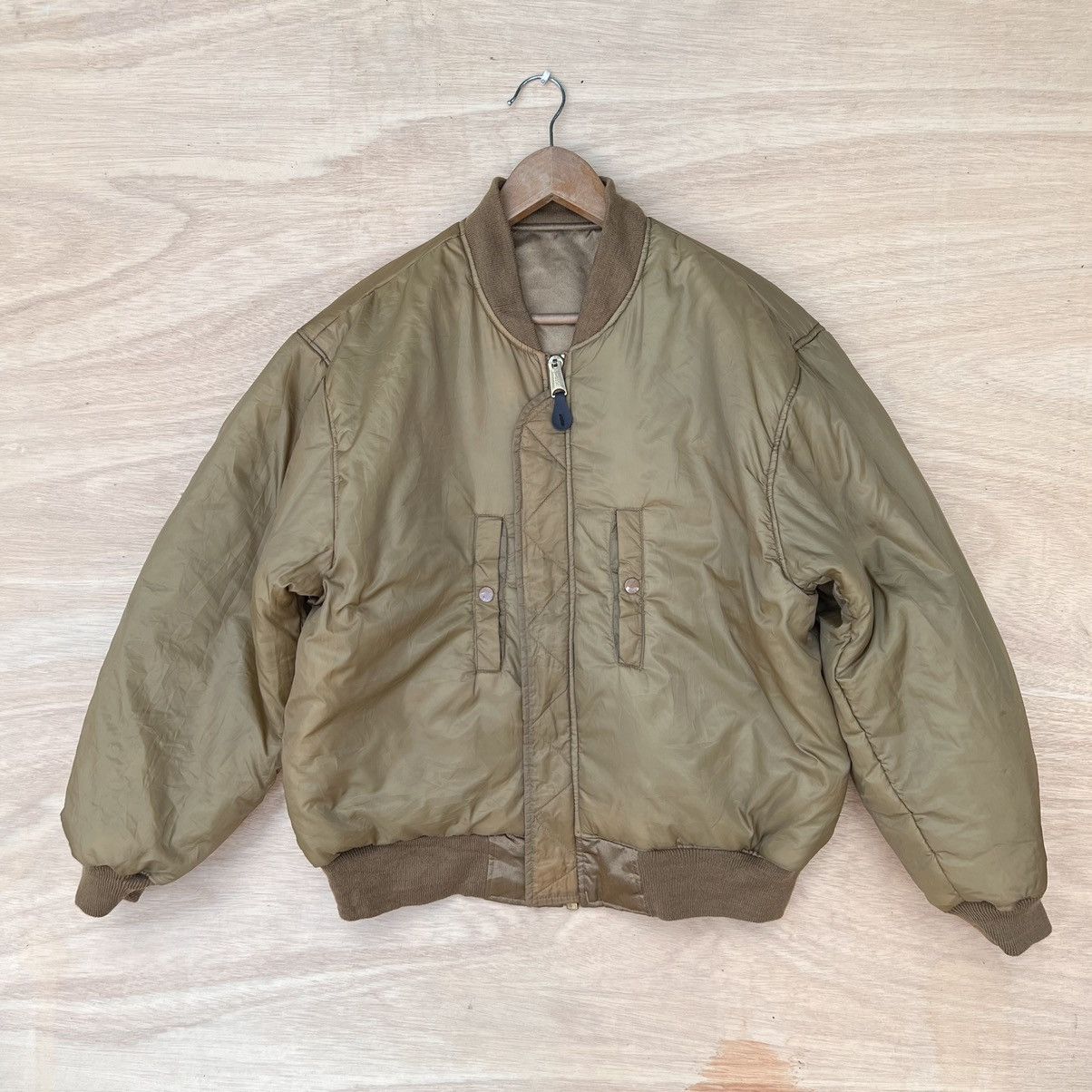 Other MILITARY REVERSIBLE BOMBER JACKET AIR FORCE WITH RARE COLOUR Size US L / EU 52-54 / 3 - 3 Thumbnail