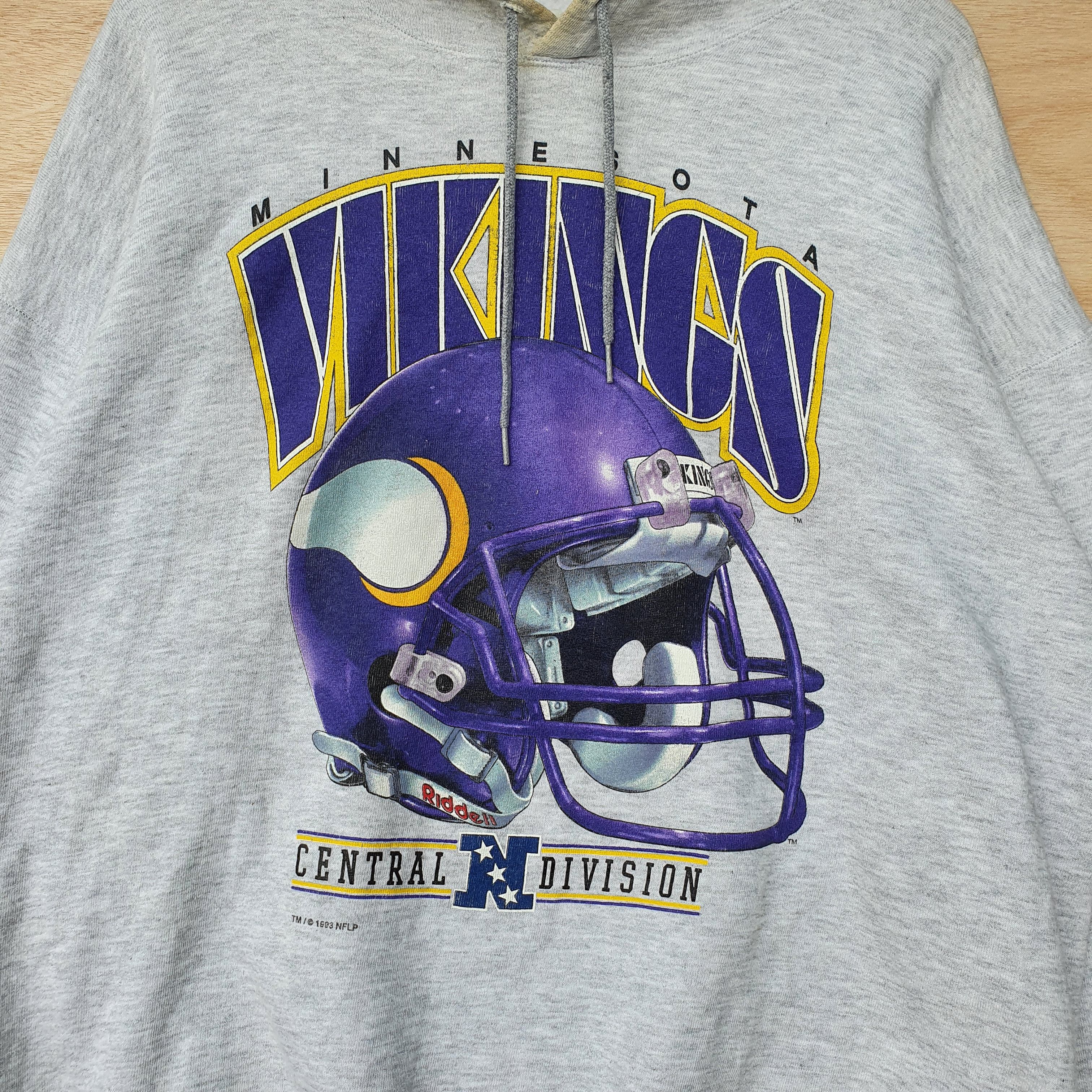 NFL × Vintage VINTAGE HOODIE MINNESOTA VIKING COPYRIGHT 1993 NFLP Size US XL / EU 56 / 4 - 3 Thumbnail