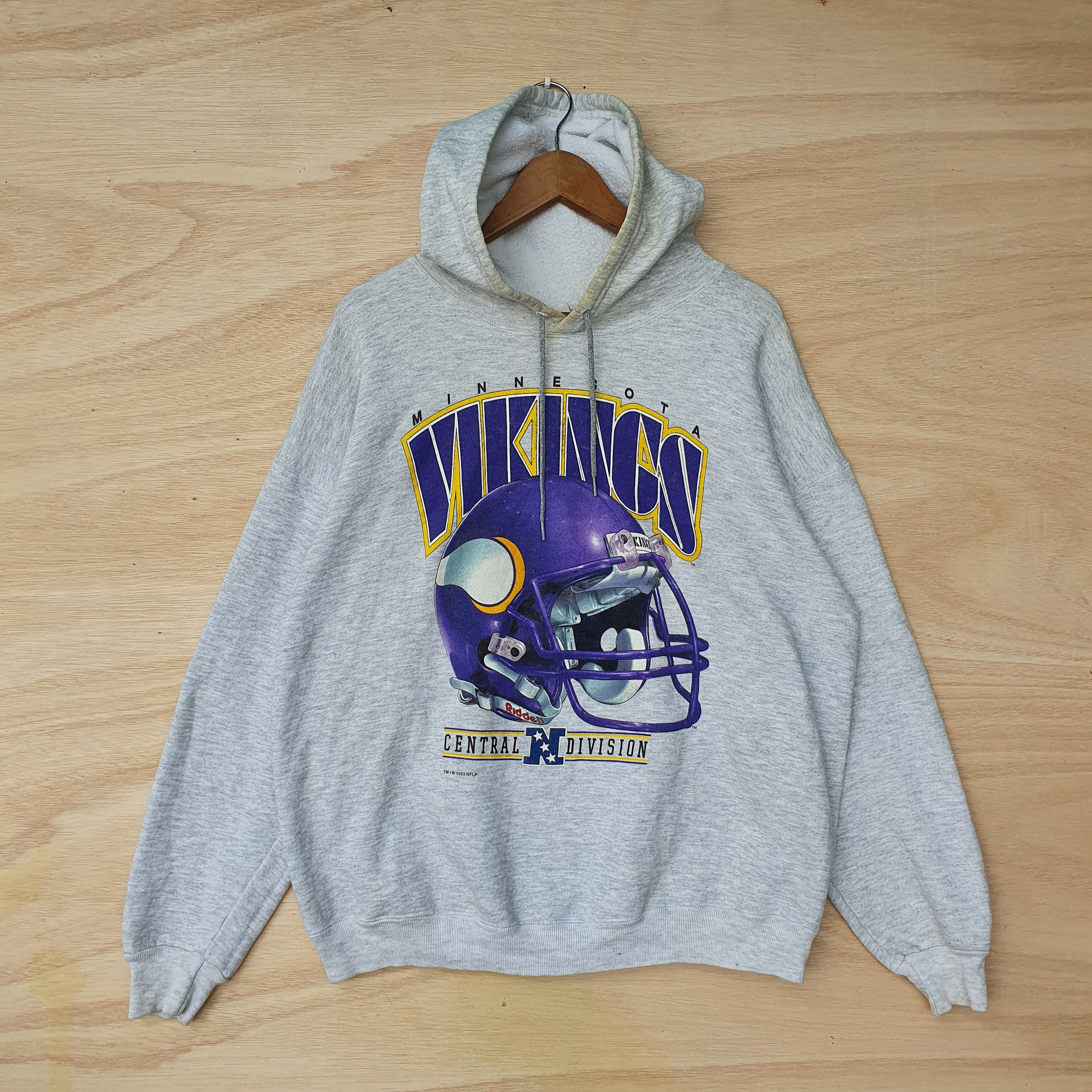 NFL × Vintage VINTAGE HOODIE MINNESOTA VIKING COPYRIGHT 1993 NFLP Size US XL / EU 56 / 4 - 1 Thumbnail