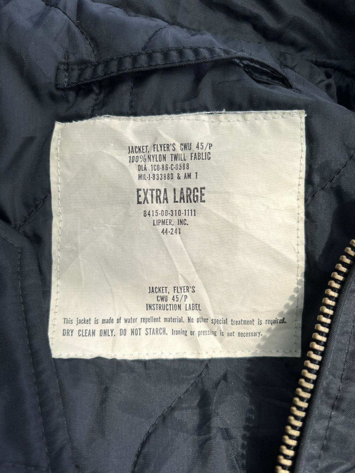 Other MILITARY BOMBER JACKET FLYER’S CWU 45/P Size US XL / EU 56 / 4 - 12 Thumbnail