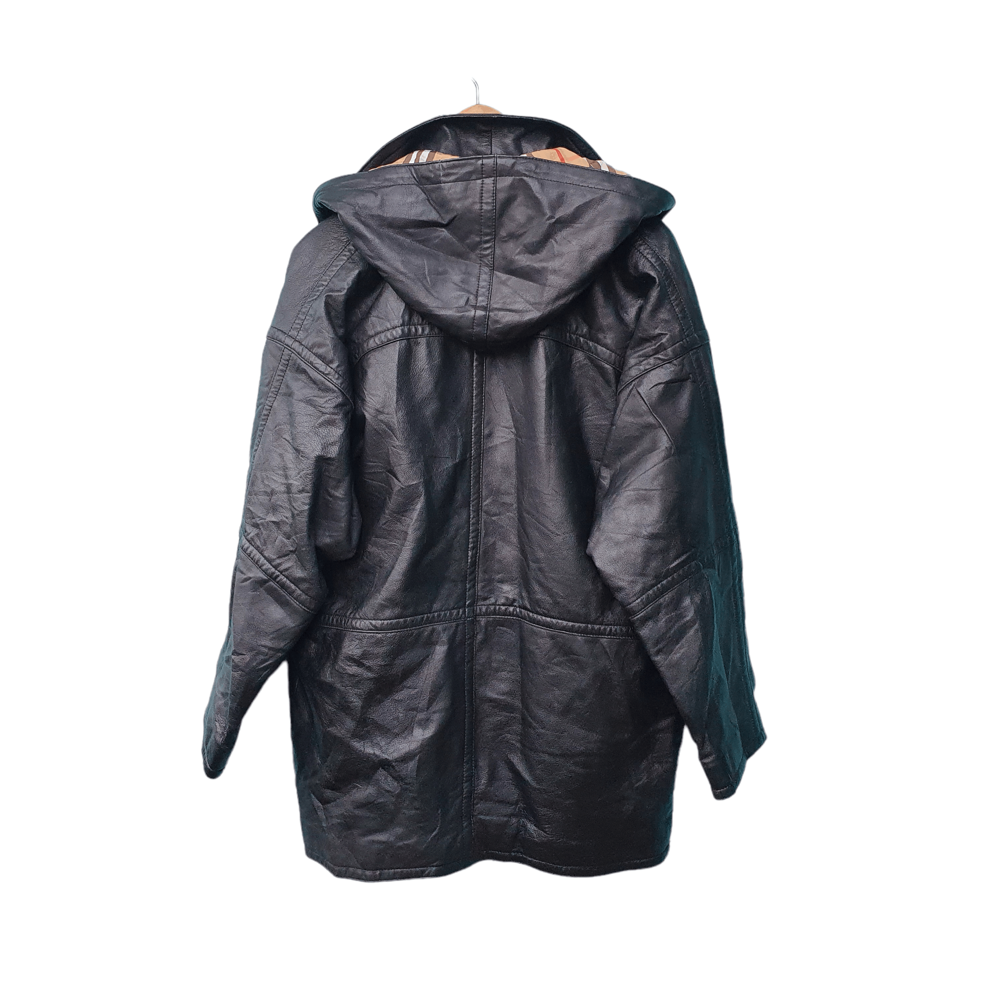 Burberry BURBERRY PRORSUM LEATHER JACKET WITH HOODIE Size US XL / EU 56 / 4 - 3 Thumbnail