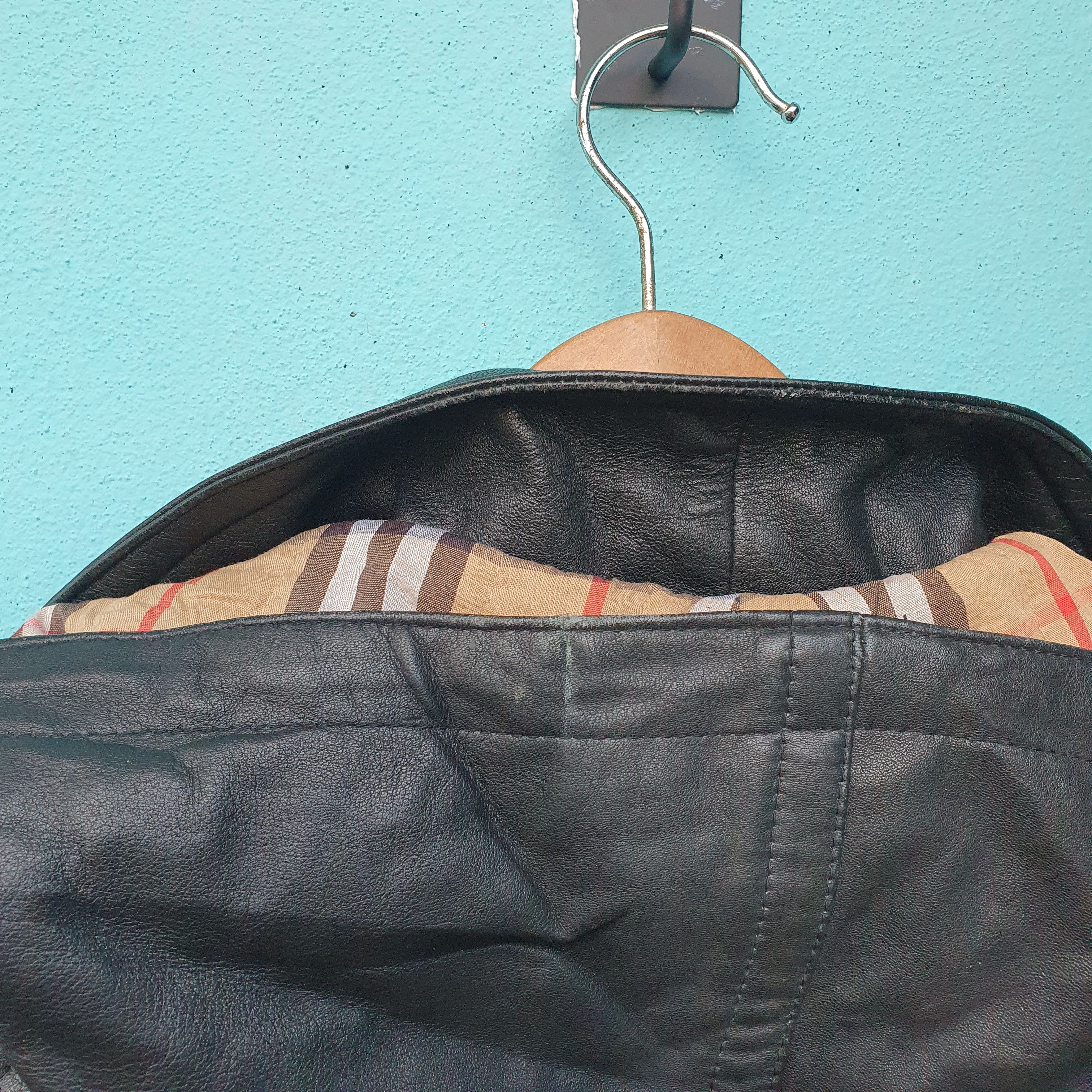 Burberry BURBERRY PRORSUM LEATHER JACKET WITH HOODIE Size US XL / EU 56 / 4 - 6 Thumbnail