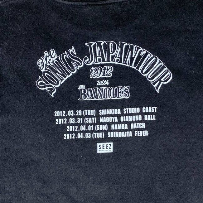 Band Tees × Vintage 💥Distressed💥The Sonics X Bawdies Japan Tour Shirt Size US S / EU 44-46 / 1 - 7 Thumbnail