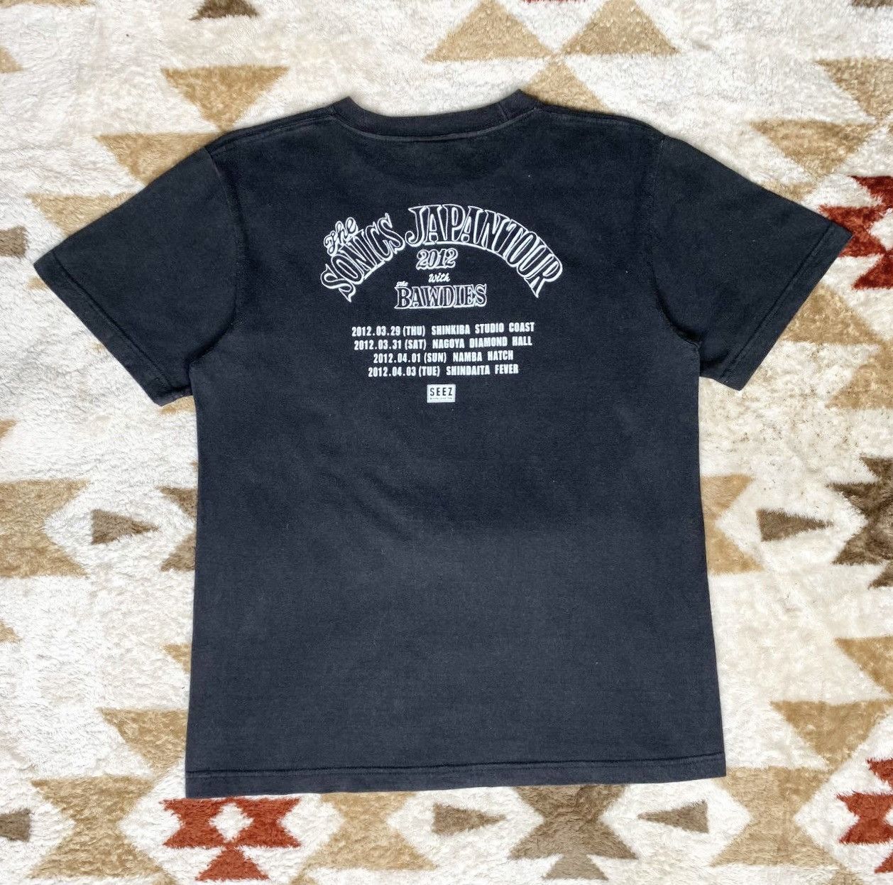 Band Tees × Vintage 💥Distressed💥The Sonics X Bawdies Japan Tour Shirt Size US S / EU 44-46 / 1 - 3 Thumbnail
