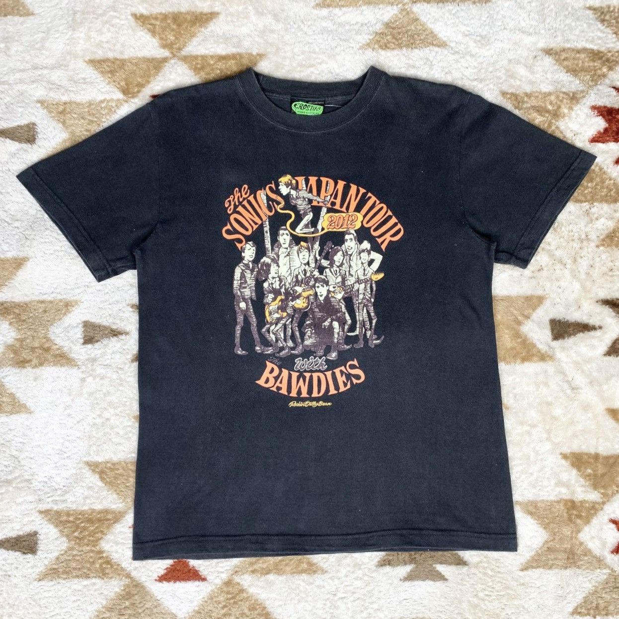 Band Tees × Vintage 💥Distressed💥The Sonics X Bawdies Japan Tour Shirt Size US S / EU 44-46 / 1 - 2 Thumbnail
