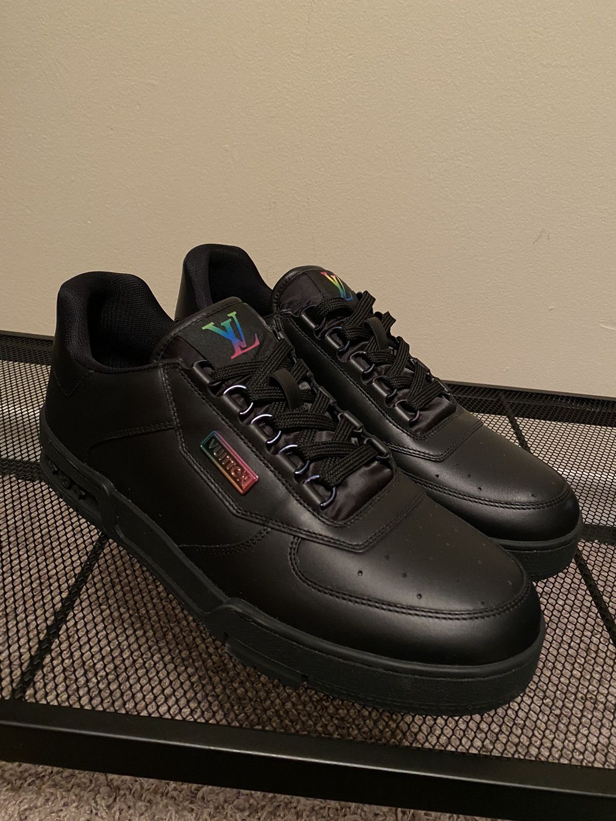 Louis Vuitton Louis Vuitton LV Trainer Sneaker Plain Rainbow Virgil Grail Size US 9 / EU 42 - 4 Thumbnail