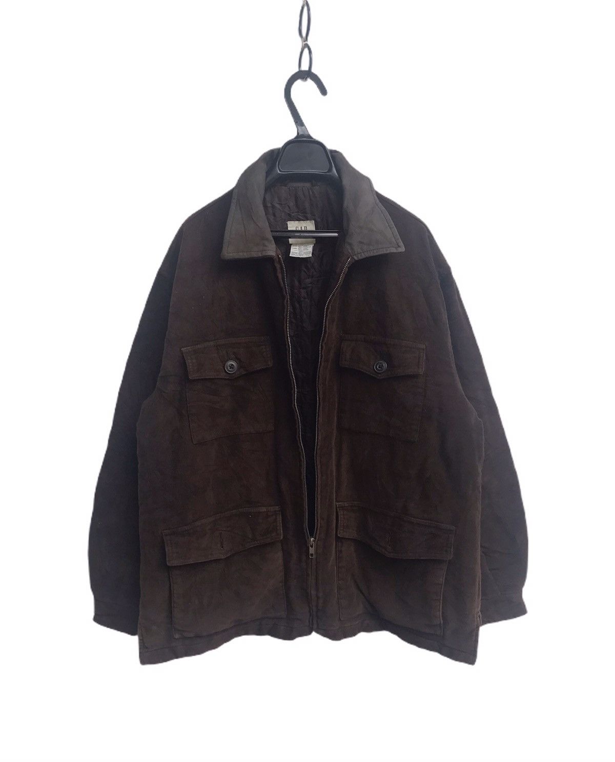 Gap × Vintage 🔥Gap Multy Pocket Jacket Corduroy Inside Size US L / EU 52-54 / 3 - 3 Thumbnail
