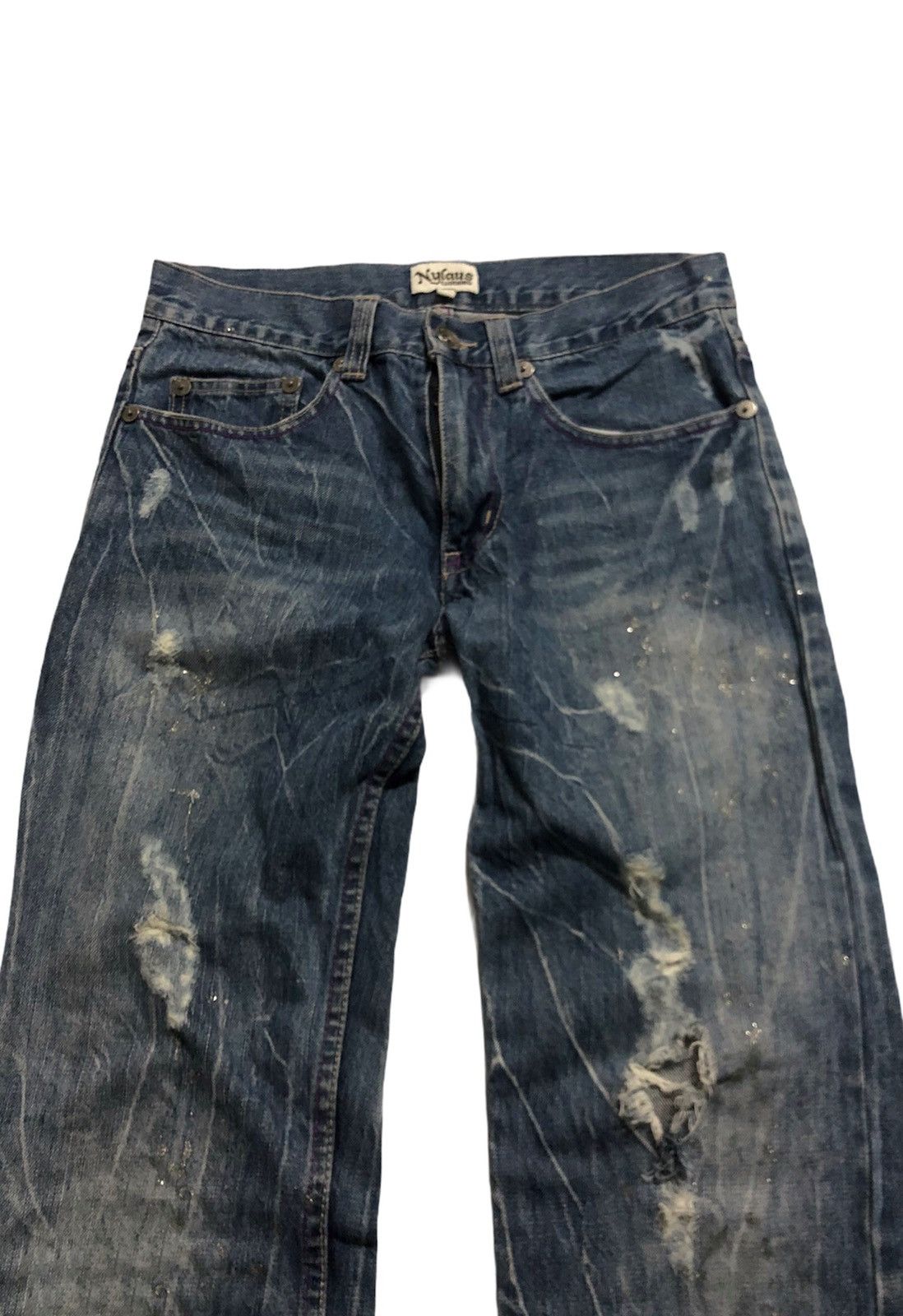 Japanese Brand 🔥Nylaus Nice Design Denim Jeans Size US 28 / EU 44 - 4 Thumbnail