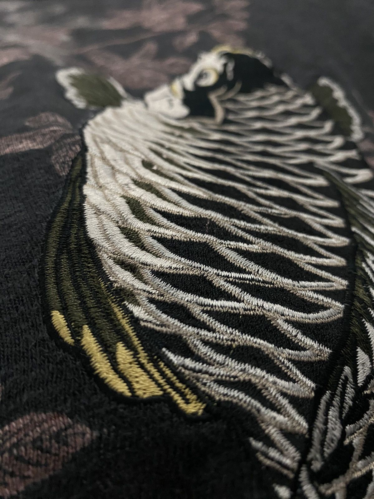Japanese Brand Vintage KARAKURI TAMASHI Sukajan Koi Fish Emberoidery LS Size US L / EU 52-54 / 3 - 5 Thumbnail