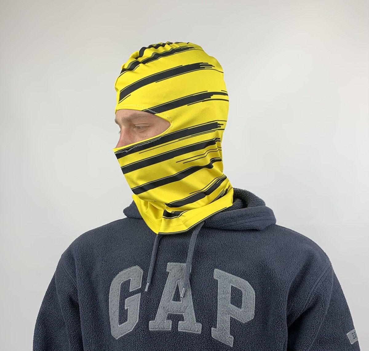 Vintage Custom Upcycling Balaclava Handmade Mask Tiger Style Size ONE SIZE - 2 Thumbnail