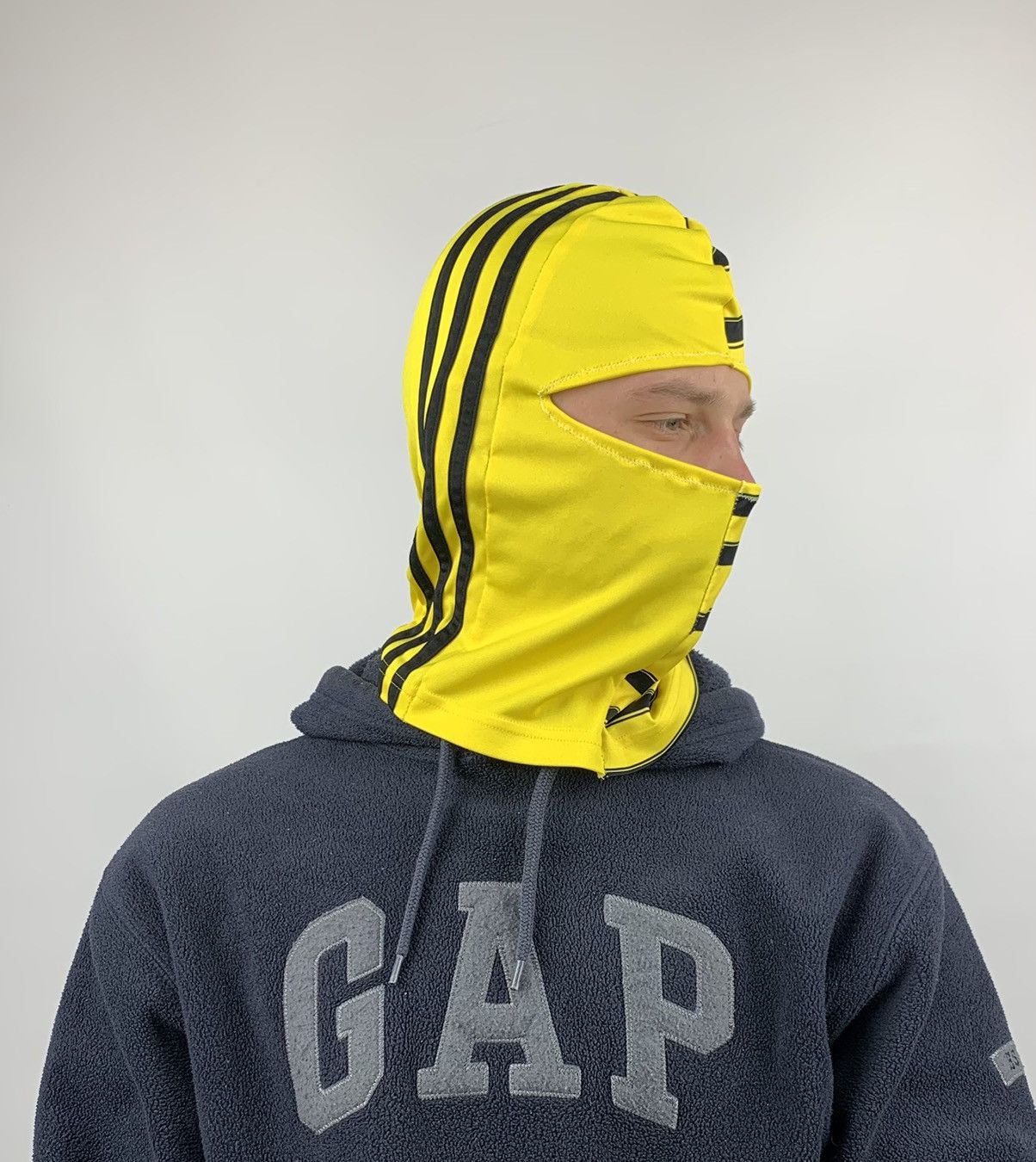 Vintage Custom Upcycling Balaclava Handmade Mask Tiger Style Size ONE SIZE - 3 Thumbnail
