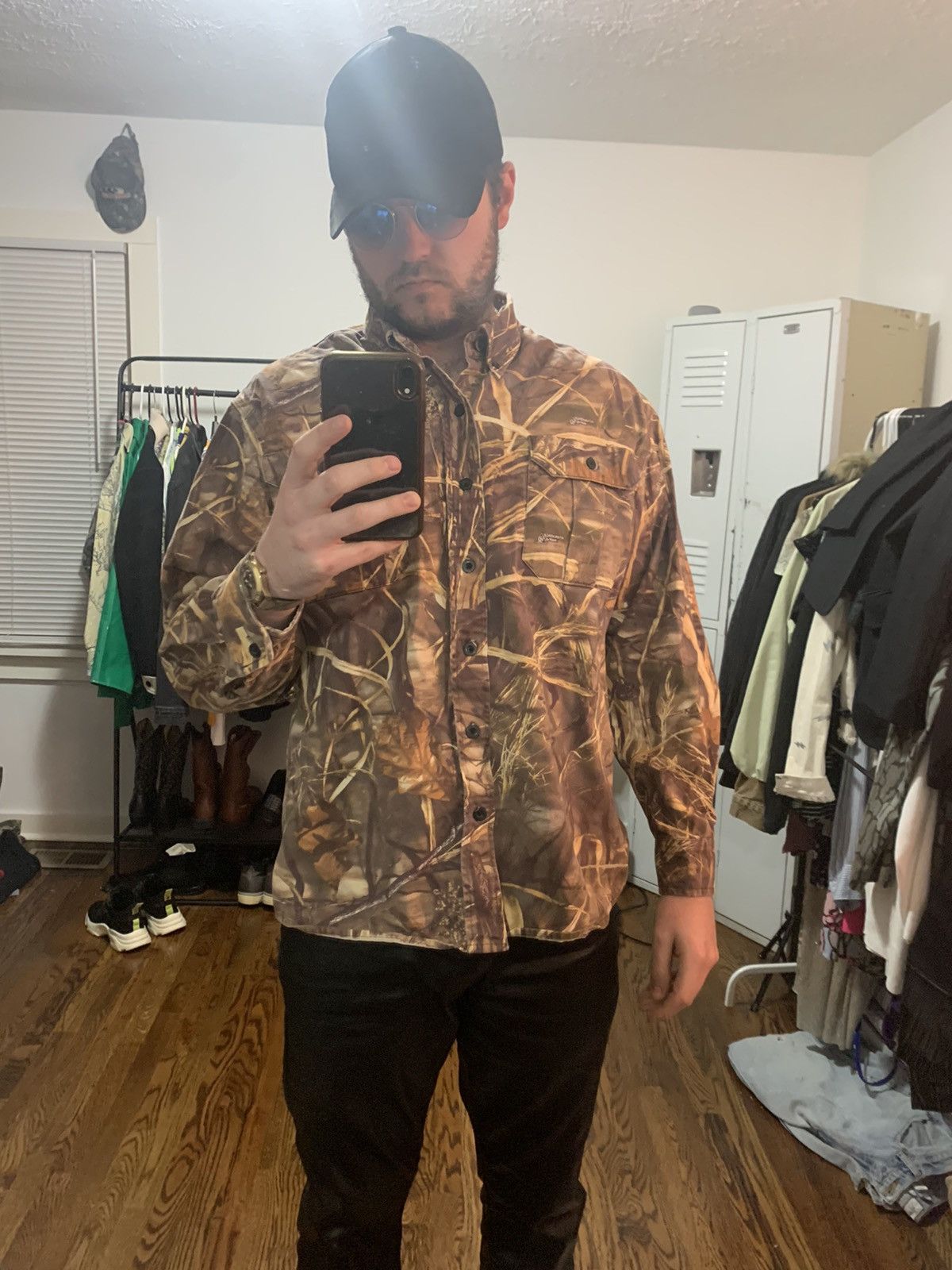 Vintage True Vintage Walls Realtree Advantage Max-4 HD Camo Shirt Size US L / EU 52-54 / 3 - 9 Thumbnail