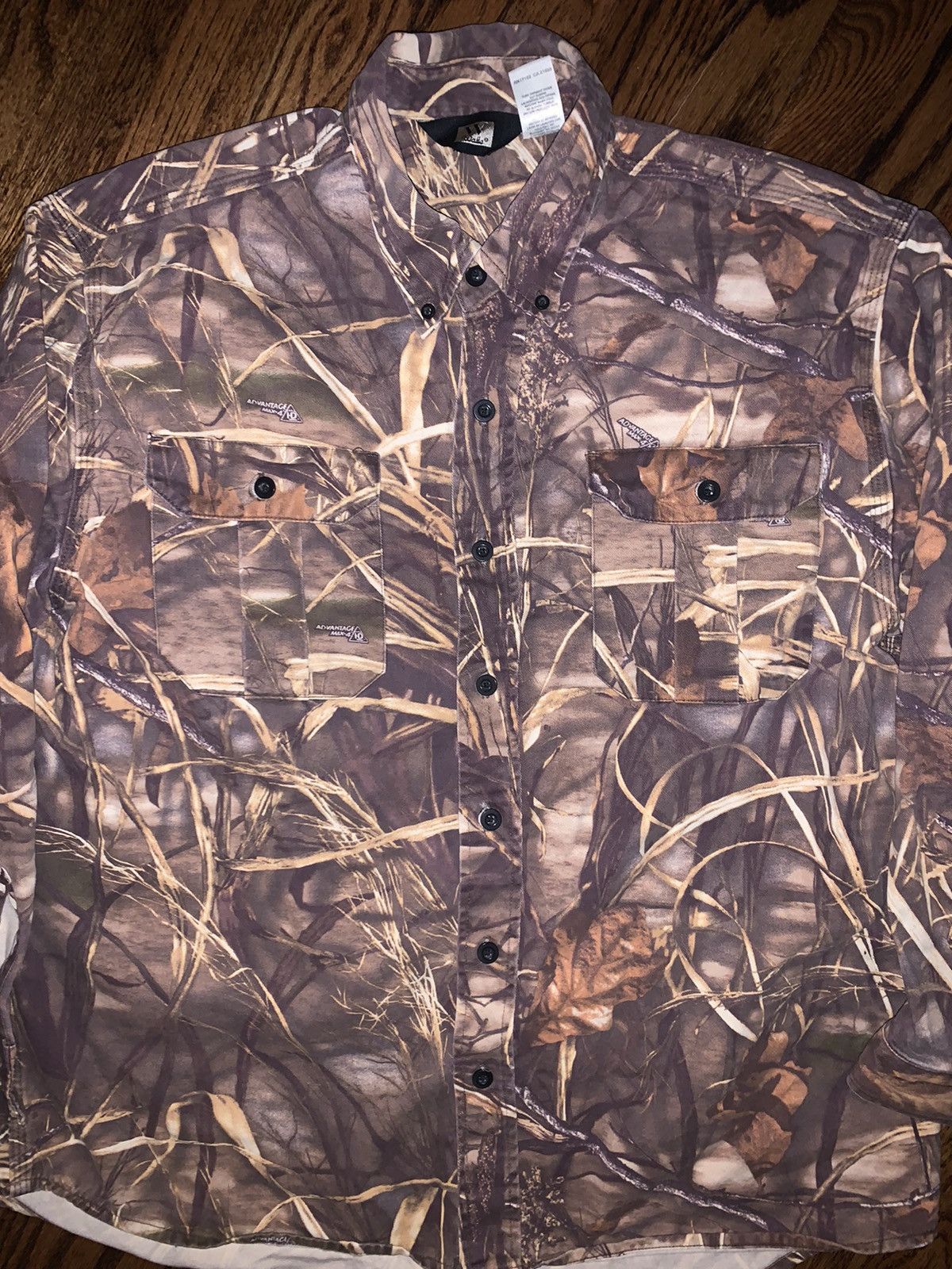 Vintage True Vintage Walls Realtree Advantage Max-4 HD Camo Shirt Size US L / EU 52-54 / 3 - 2 Thumbnail