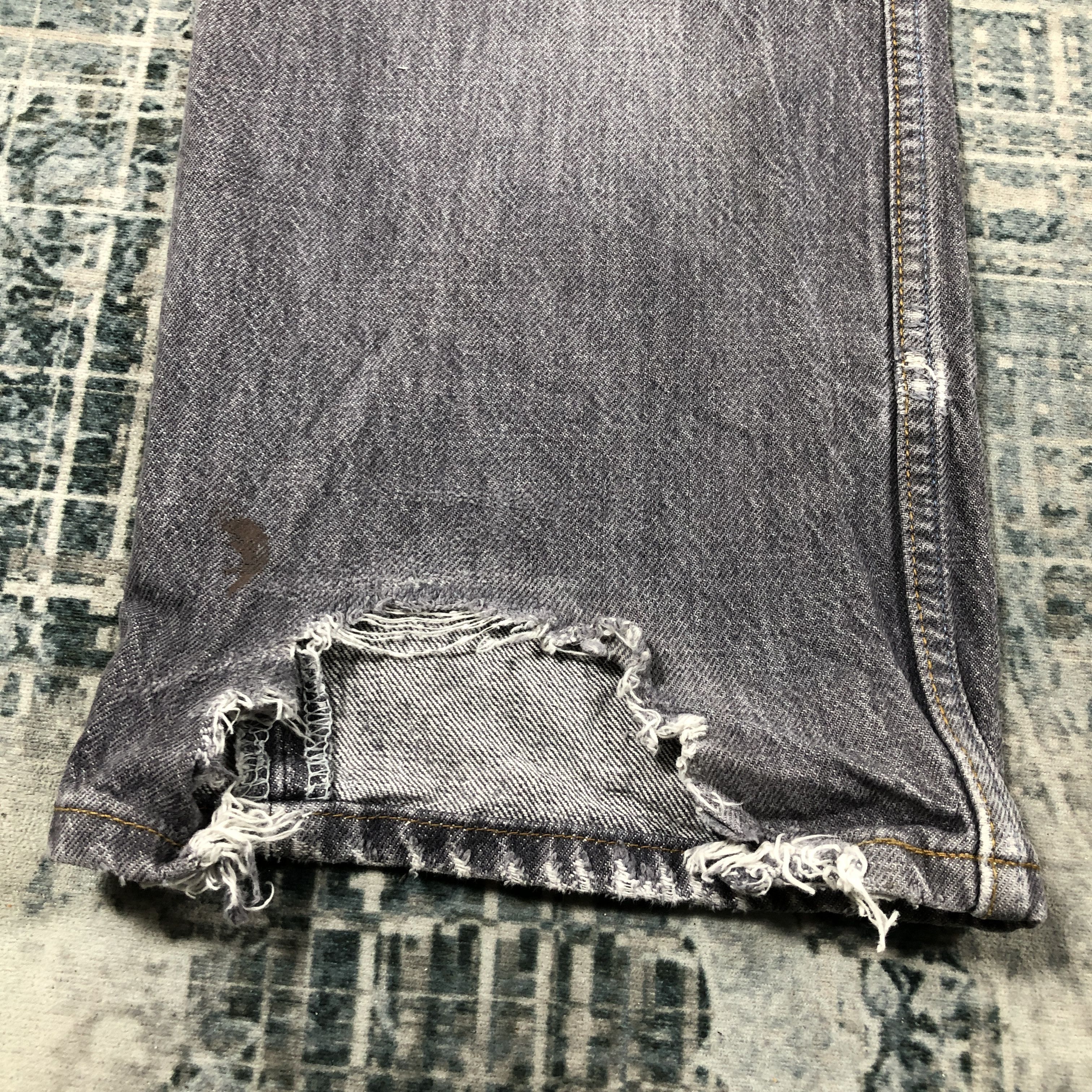 Levi's × Vintage Vintage Levis 501 Jeans Faded Black Denim Size US 33 - 10 Thumbnail