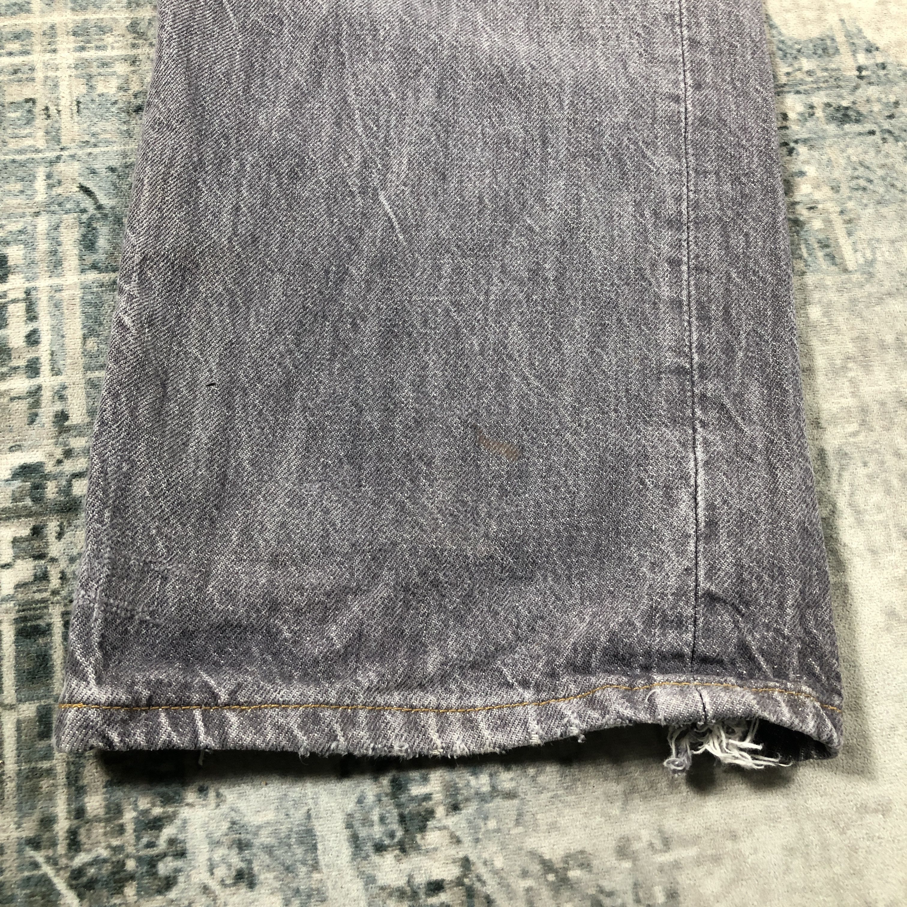 Levi's × Vintage Vintage Levis 501 Jeans Faded Black Denim Size US 33 - 6 Thumbnail