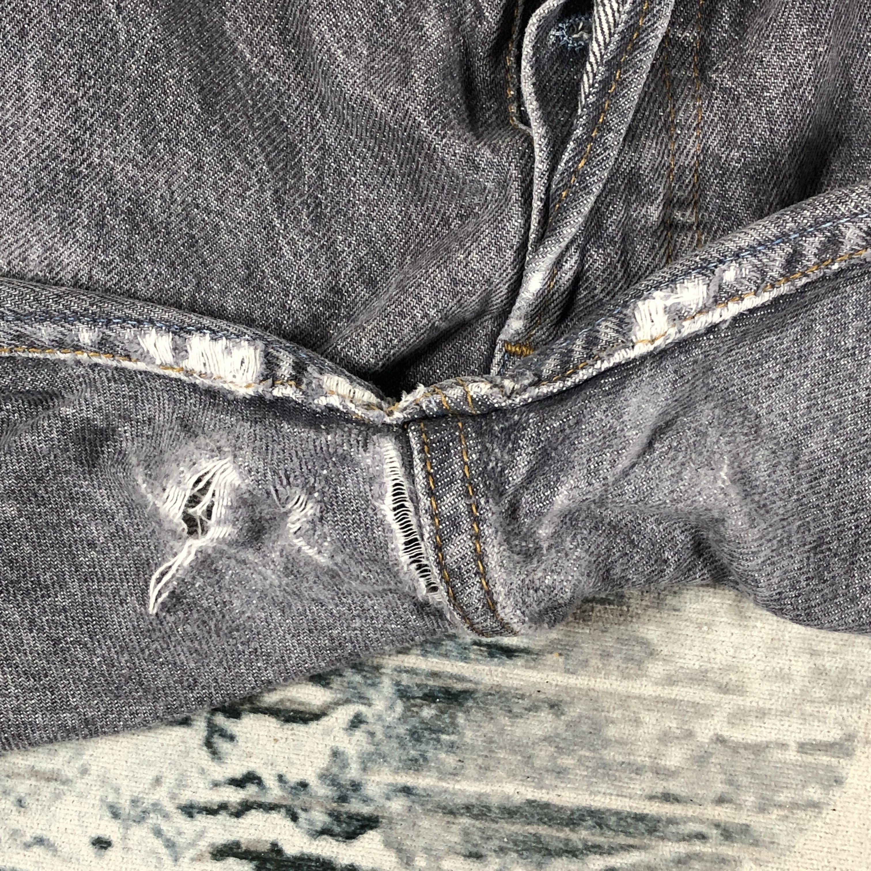 Levi's × Vintage Vintage Levis 501 Jeans Faded Black Denim Size US 33 - 15 Thumbnail