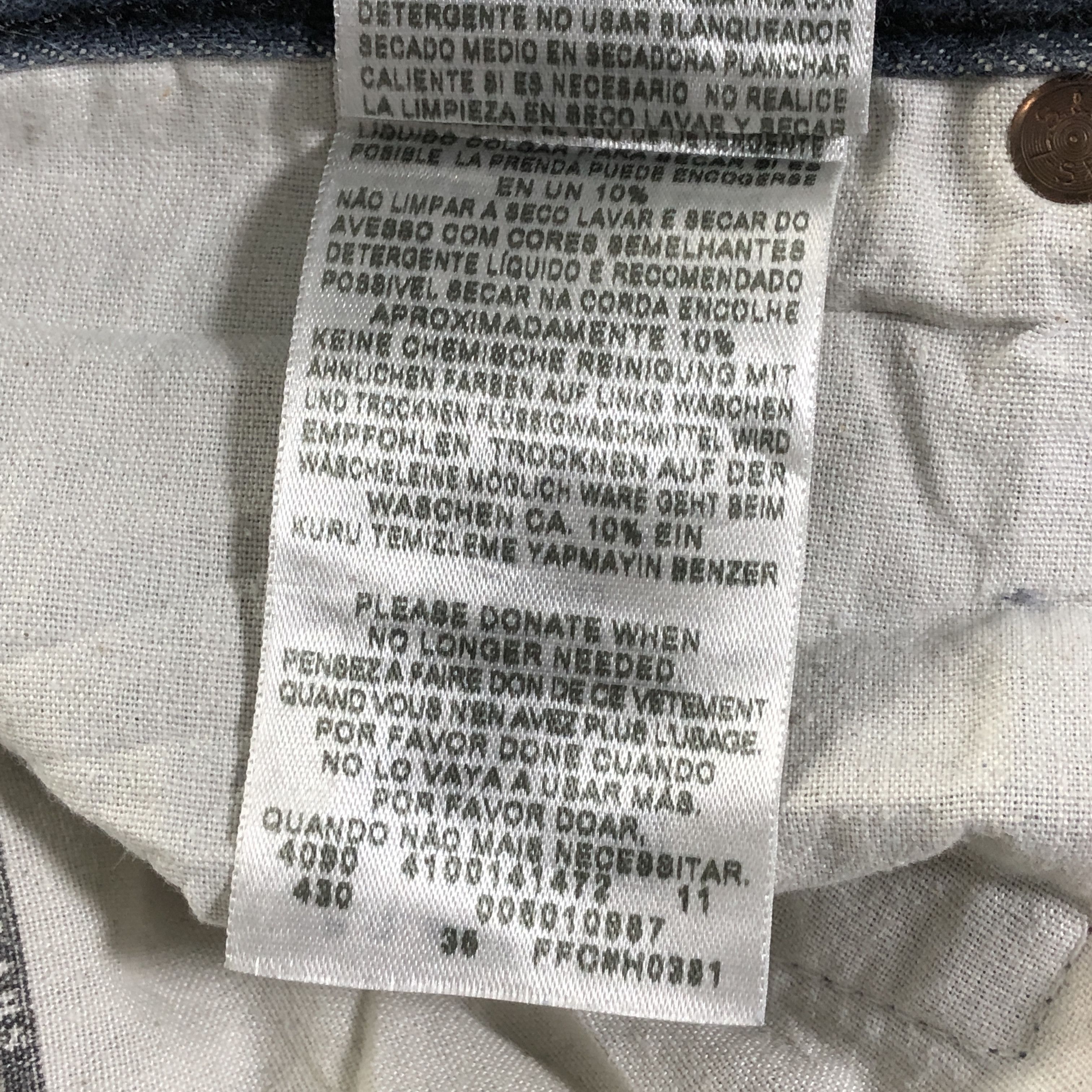 Levi's × Vintage Vintage Levis 501 Jeans Faded Blue Denim Size US 41 - 16 Thumbnail