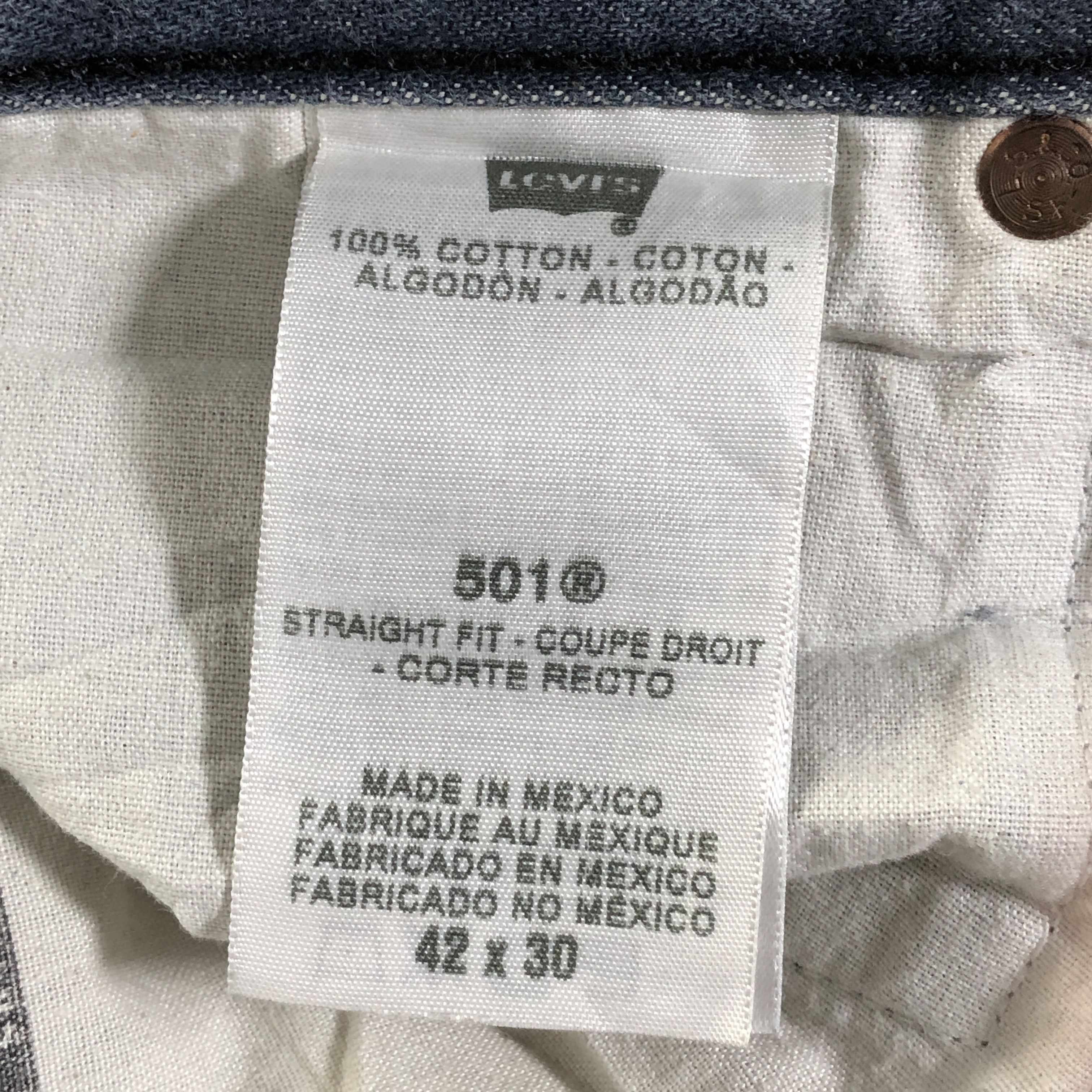 Levi's × Vintage Vintage Levis 501 Jeans Faded Blue Denim Size US 41 - 17 Thumbnail