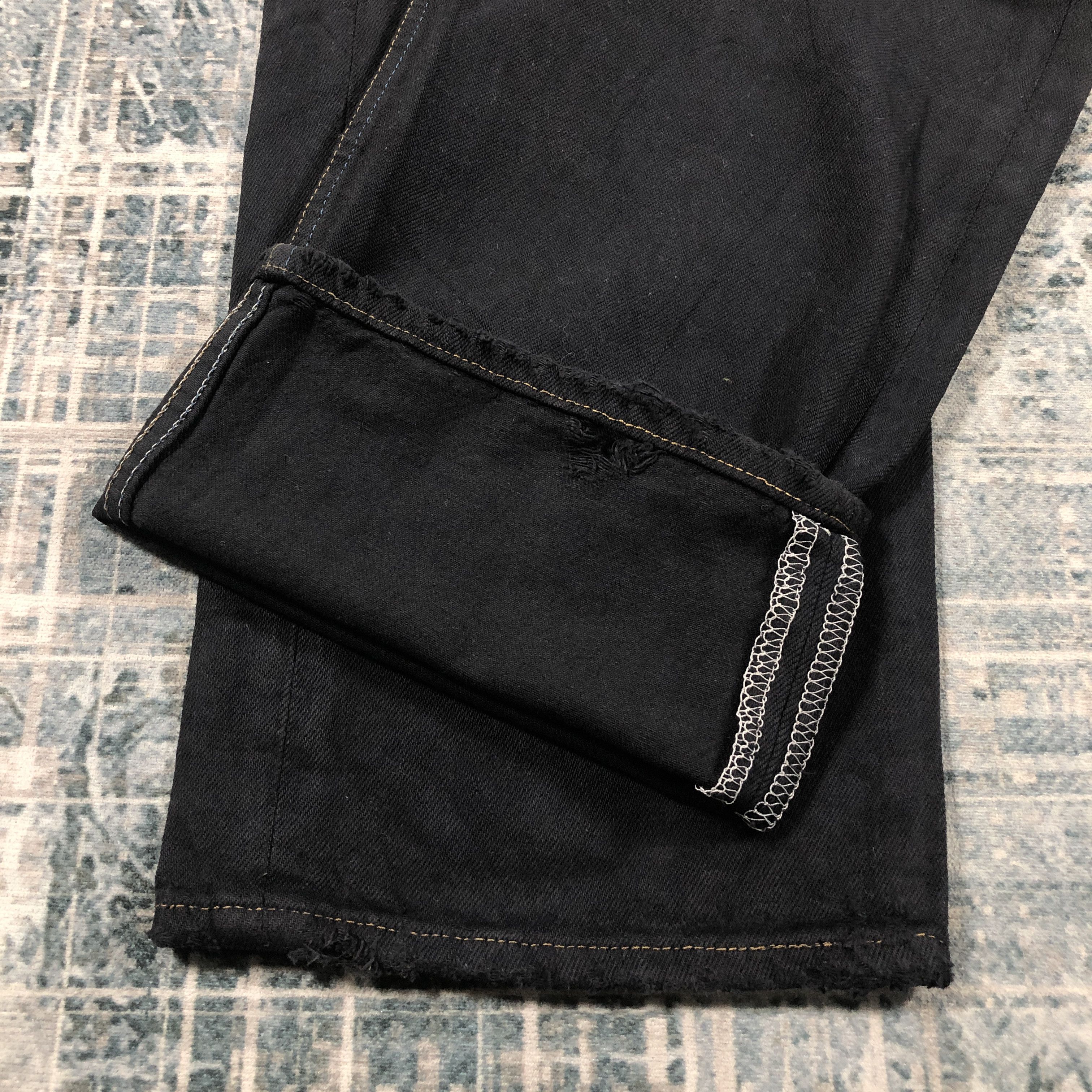 Levi's × Vintage Vintage Levis 501 Jeans Black Denim Size US 36 / EU 52 - 13 Thumbnail