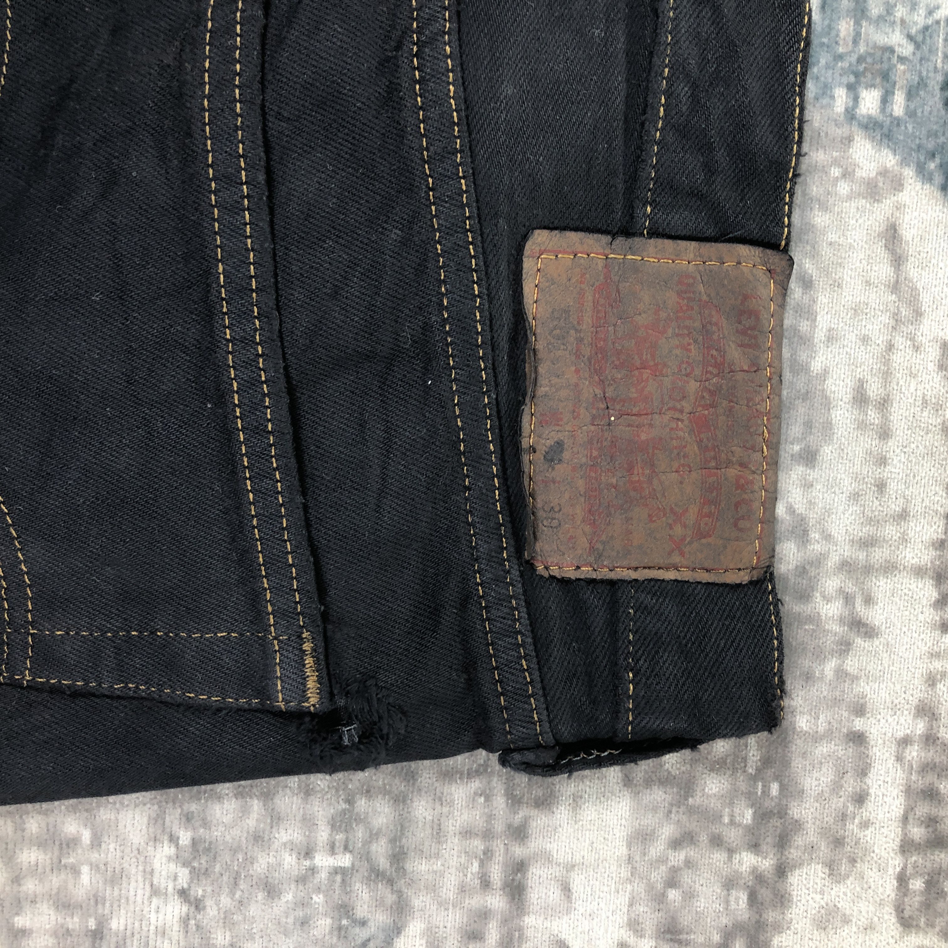 Levi's × Vintage Vintage Levis 501 Jeans Black Denim Size US 36 / EU 52 - 15 Thumbnail