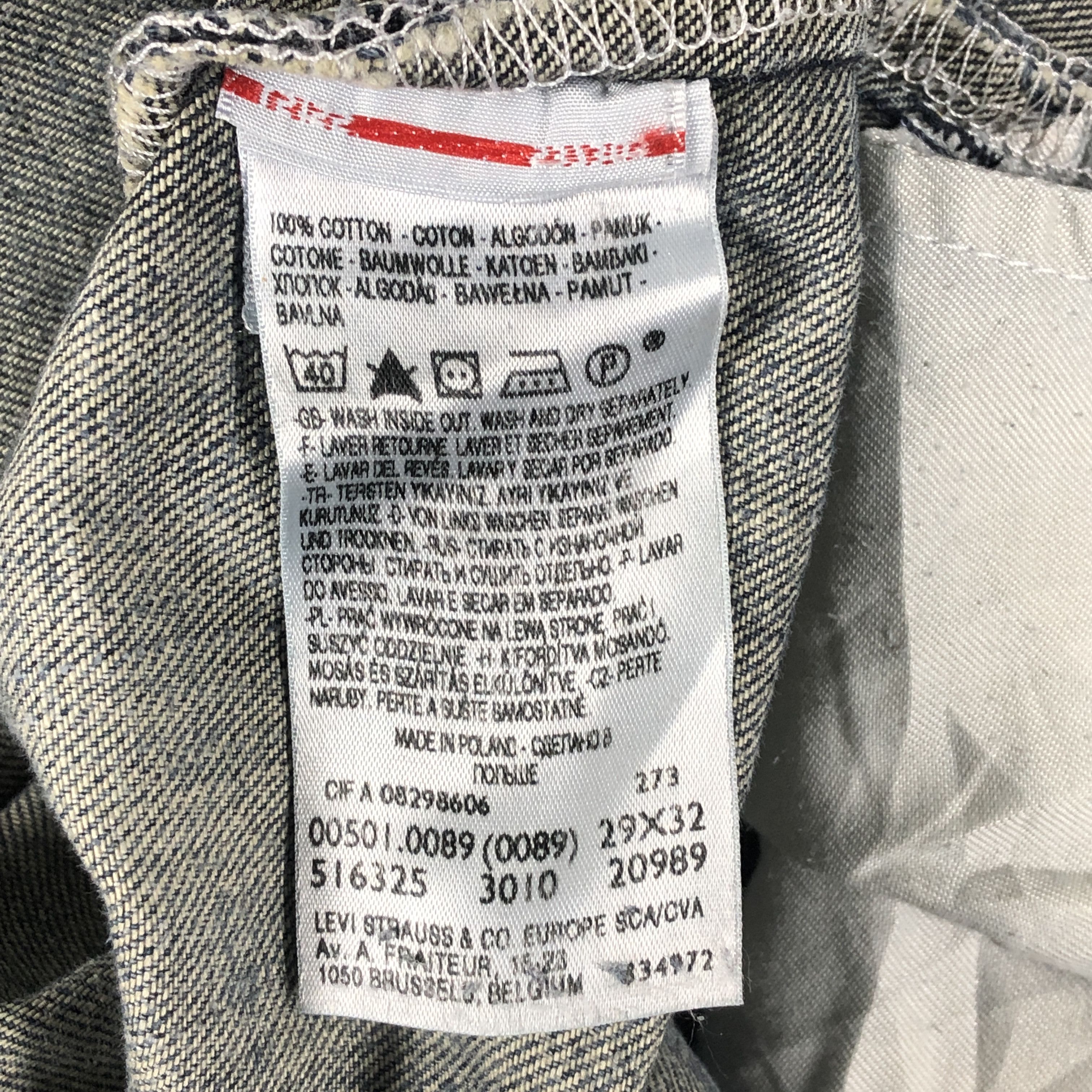 Levi's × Vintage Vintage Levis 501 Jeans Medium Wash Denim Size US 28 / EU 44 - 15 Thumbnail
