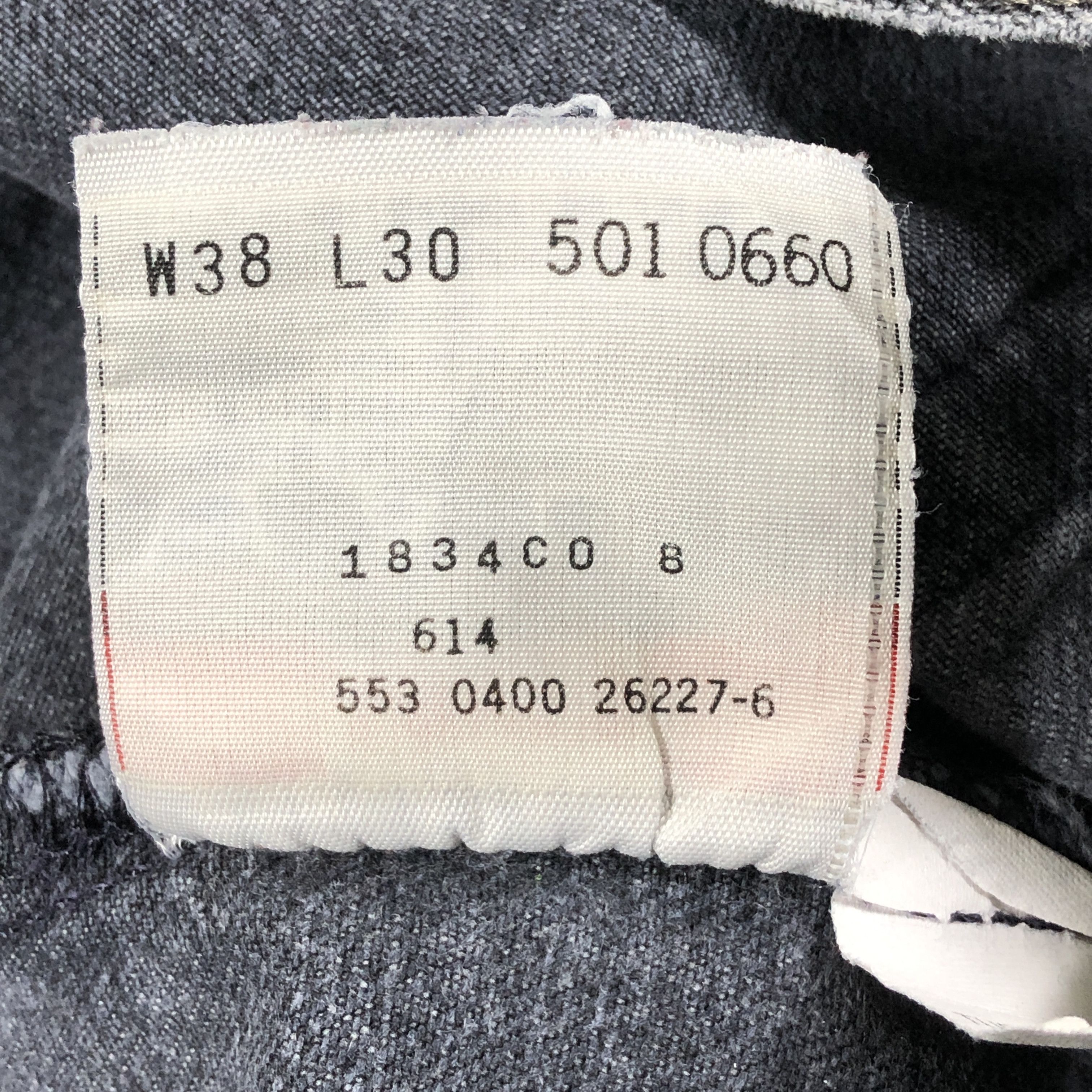 Levi's × Vintage Vintage Levis 501 Jeans Faded Black Denim Size US 34 / EU 50 - 16 Thumbnail