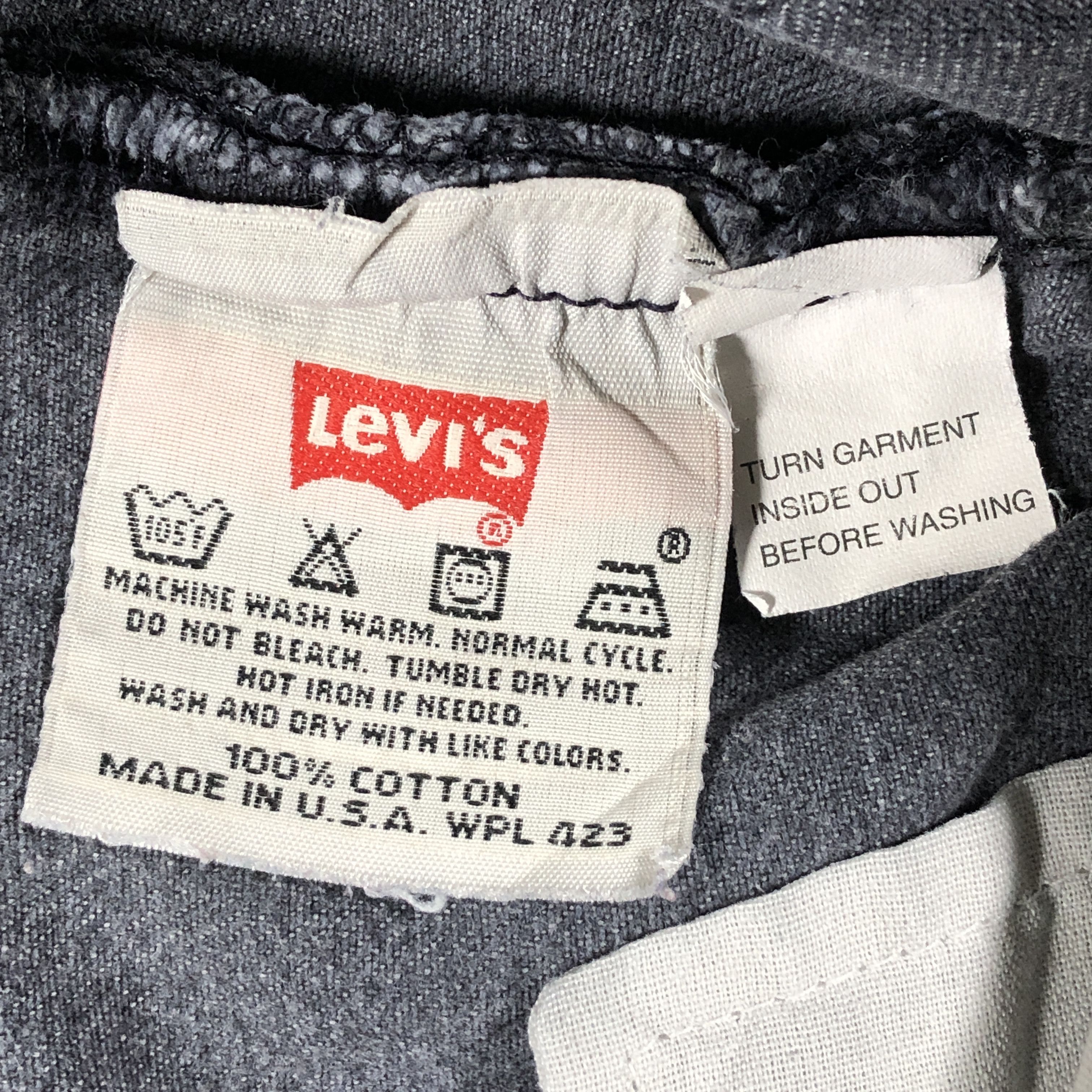 Levi's × Vintage Vintage Levis 501 Jeans Faded Black Denim Size US 34 / EU 50 - 15 Thumbnail