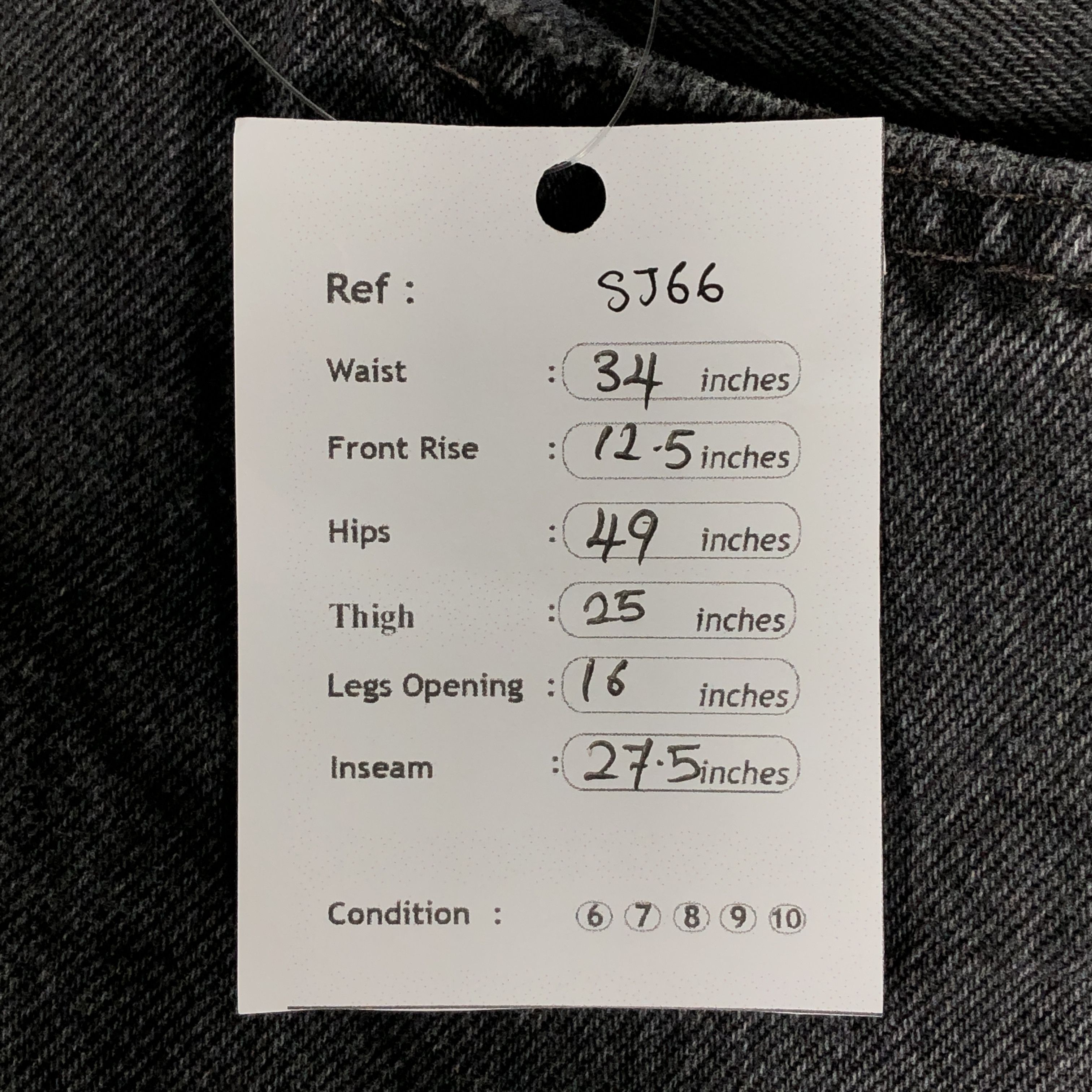 Levi's × Vintage Vintage Levis 501 Jeans Faded Black Denim Size US 34 / EU 50 - 17 Thumbnail