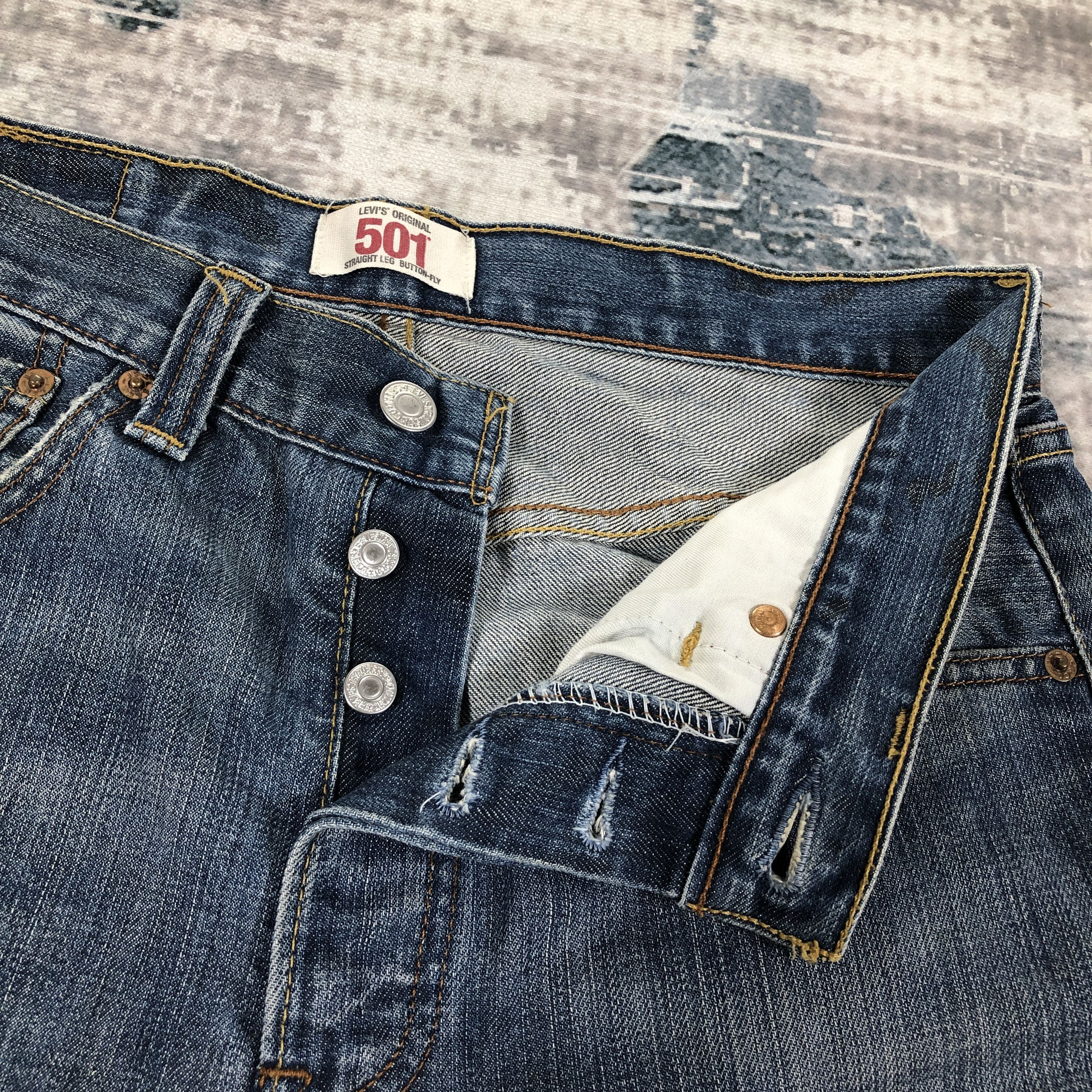 Levi's Levi's Jeans 501 Medium Wash Size US 31 - 5 Thumbnail