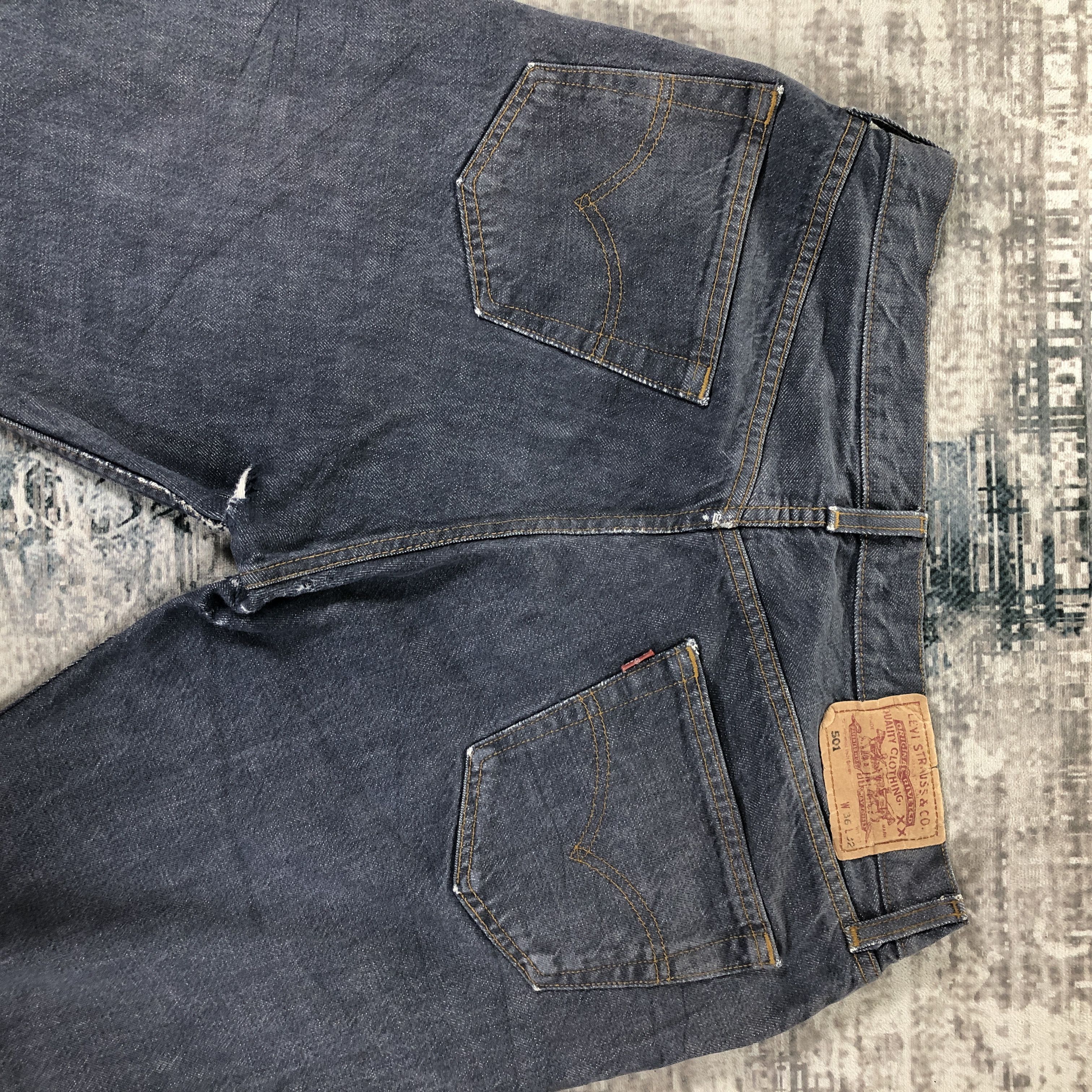 Levi's × Vintage Vintage Levis 501 Jeans Faded Denim Size US 32 / EU 48 - 4 Thumbnail