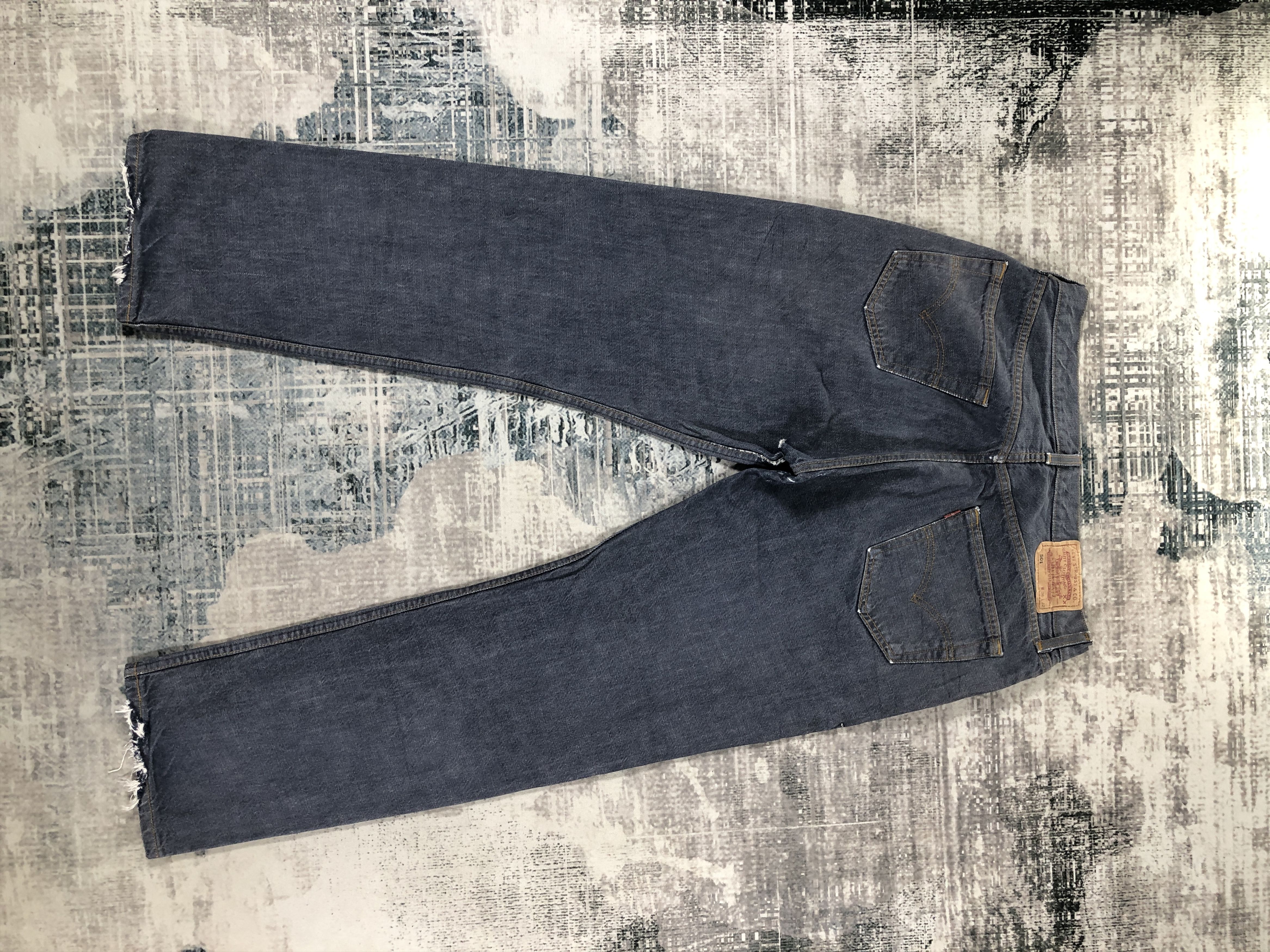 Levi's × Vintage Vintage Levis 501 Jeans Faded Denim Size US 32 / EU 48 - 2 Thumbnail