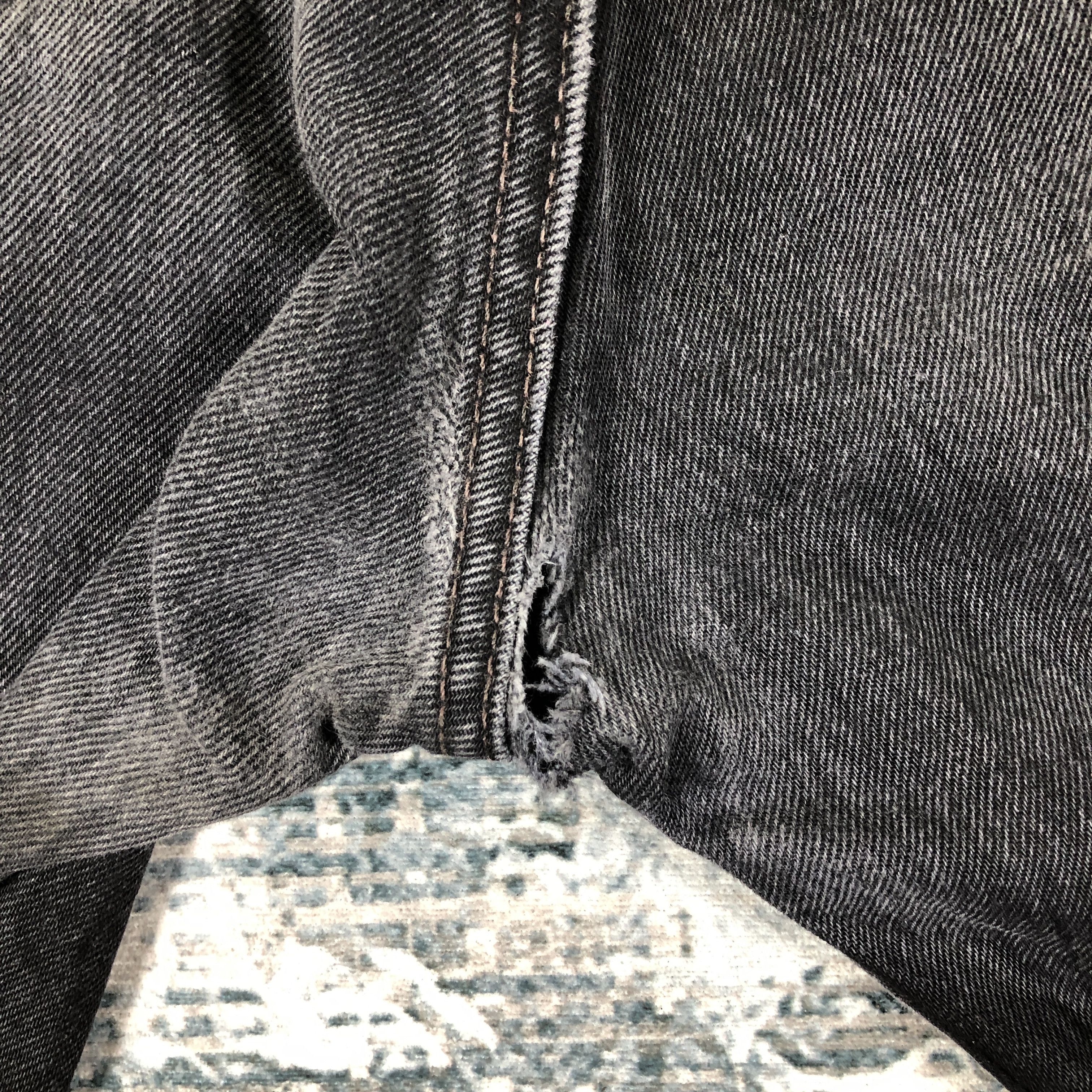 Levi's × Vintage Vintage Levis 501 Jeans Black Denim Pants Size 31" - 6 Thumbnail