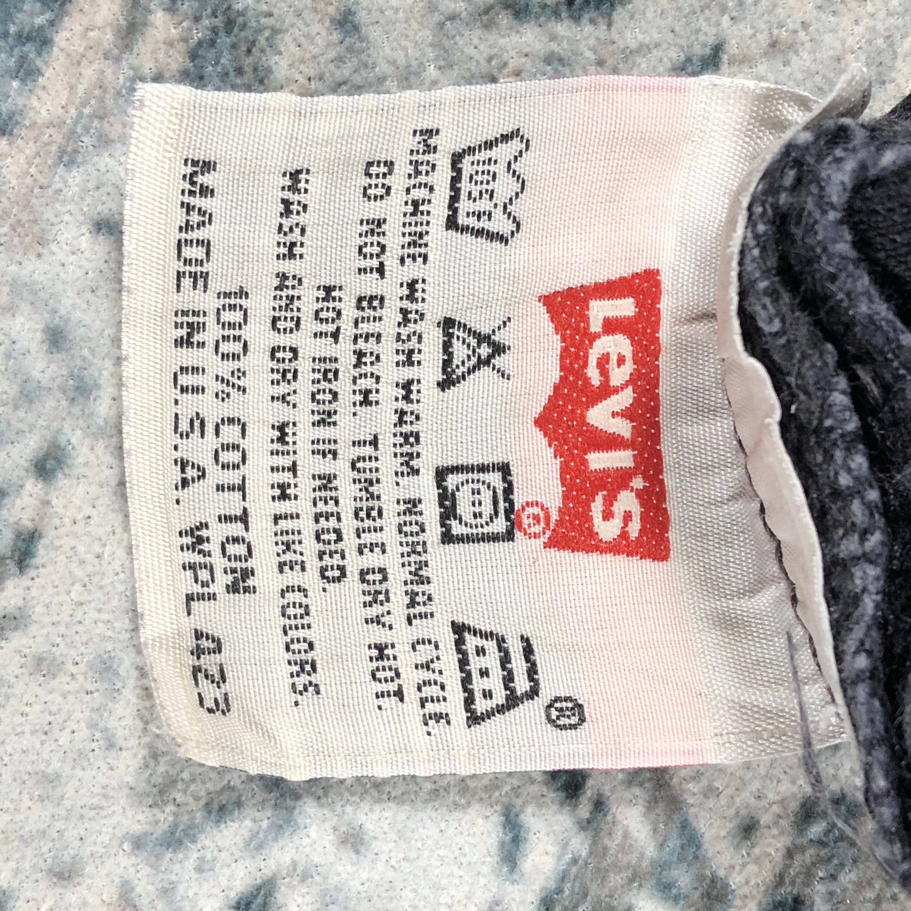 Levi's × Vintage Vintage Levis 501 Jeans Black Denim Pants Size 31" - 11 Thumbnail