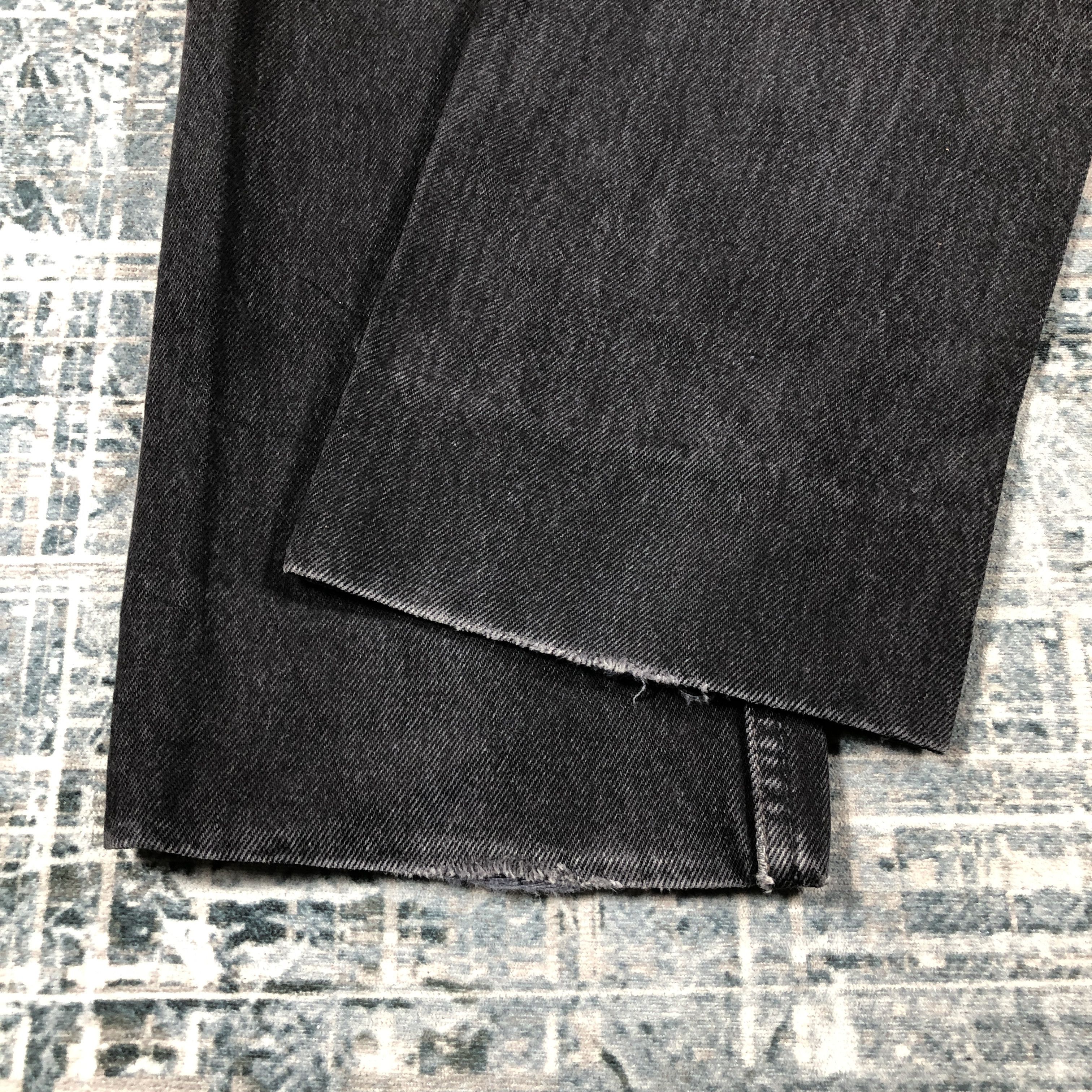 Levi's × Vintage Vintage Levis 501 Jeans Black Denim Pants Size 31" - 8 Thumbnail