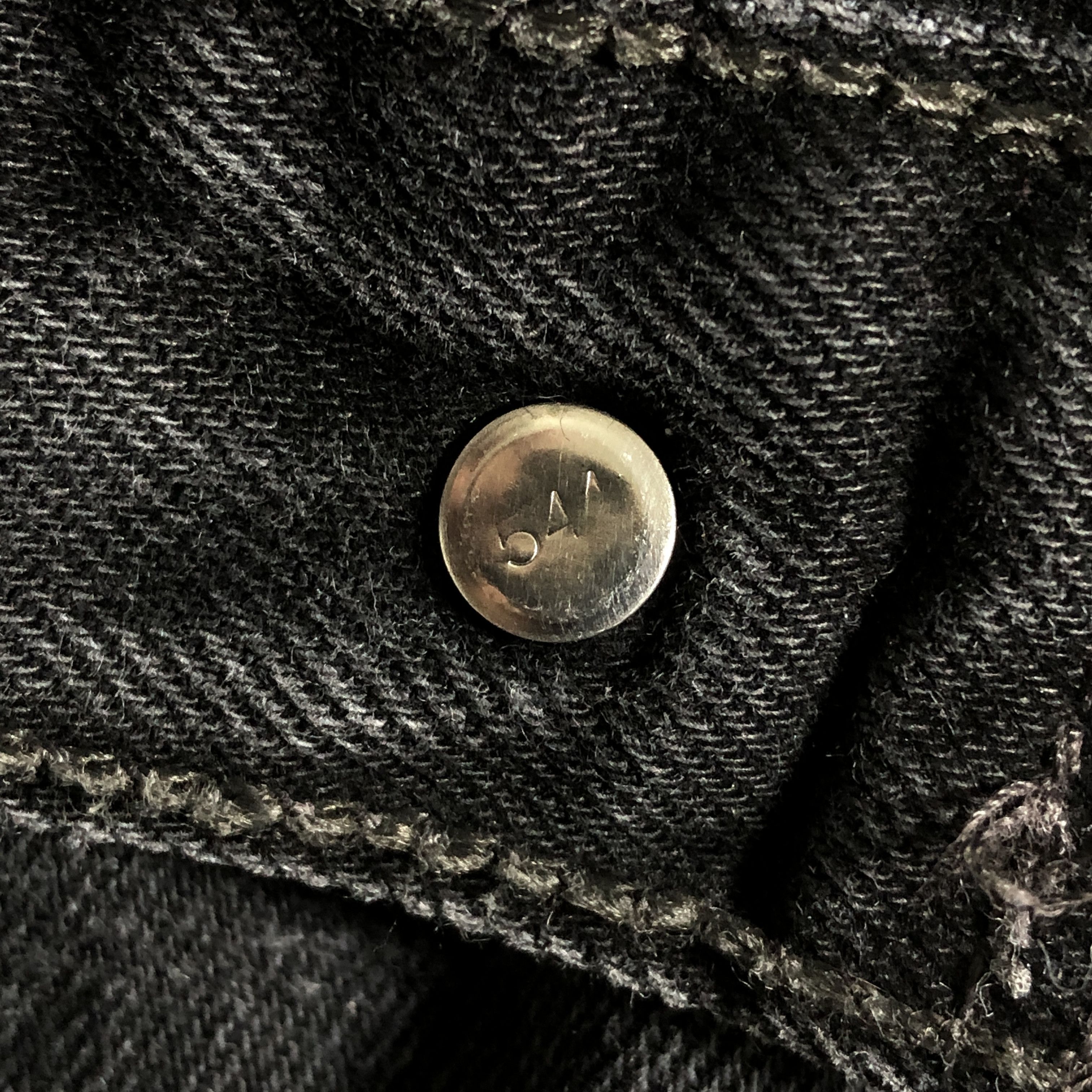 Levi's × Vintage Vintage Levis 501 Jeans Black Denim Pants Size 31" - 10 Thumbnail