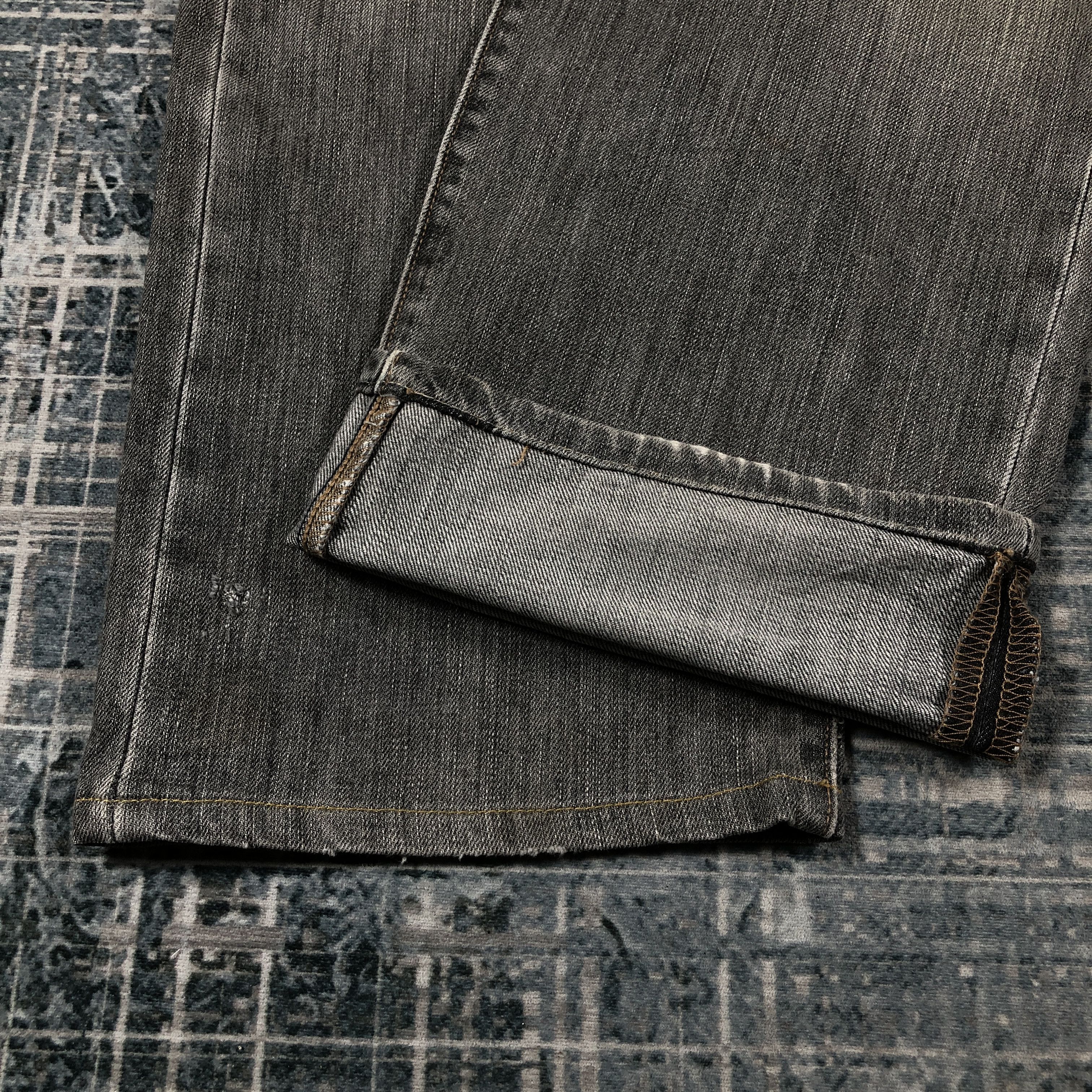 Levi's × Vintage Vintage Levis 501 Jeans Faded Black Denim Size US 41 - 6 Thumbnail