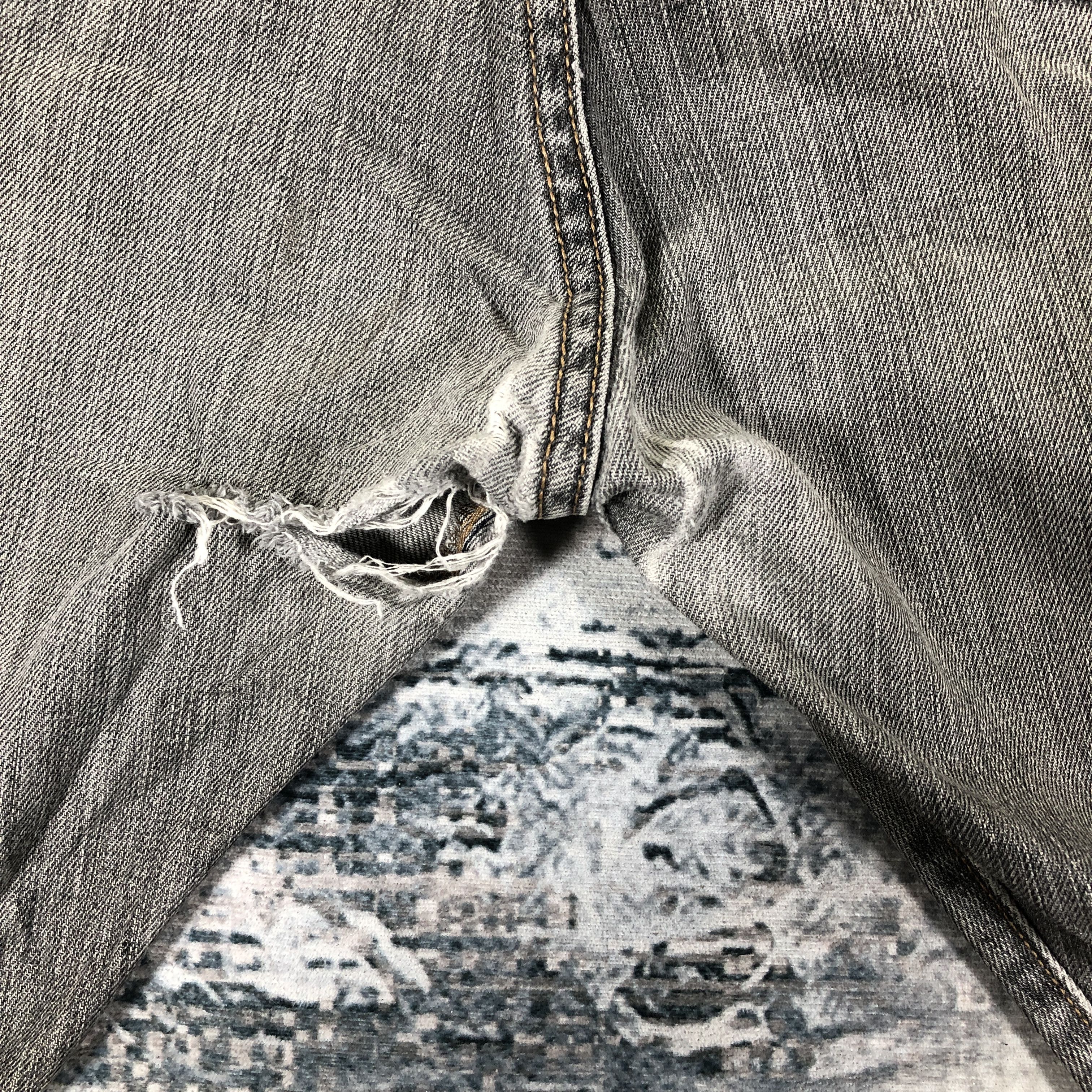 Levi's × Vintage Vintage Levis 501 Jeans Faded Black Denim Size US 41 - 9 Thumbnail