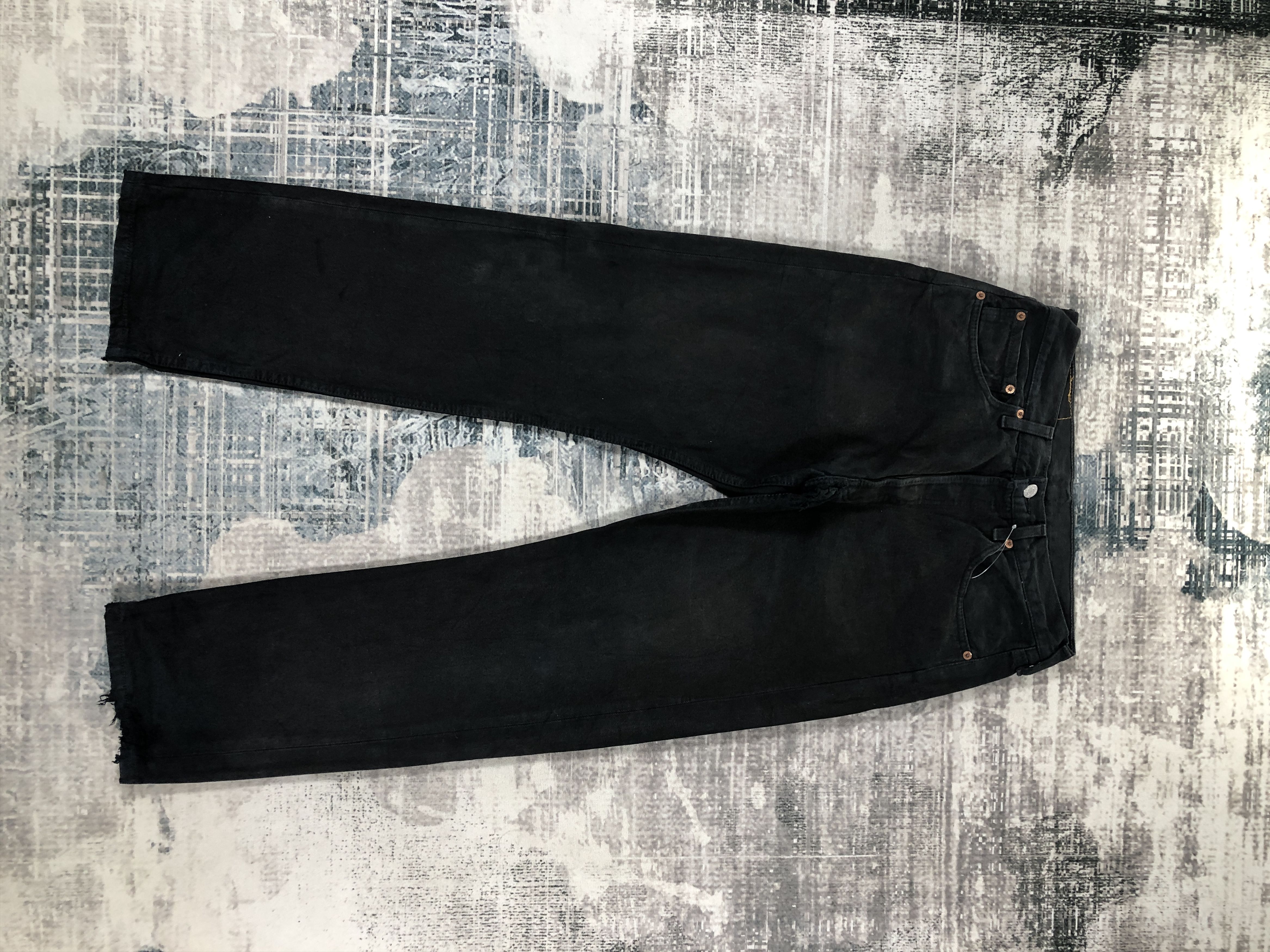 Levi's × Vintage Vintage Levis 501 Jeans Black Denim Size US 30 / EU 46 - 1 Thumbnail