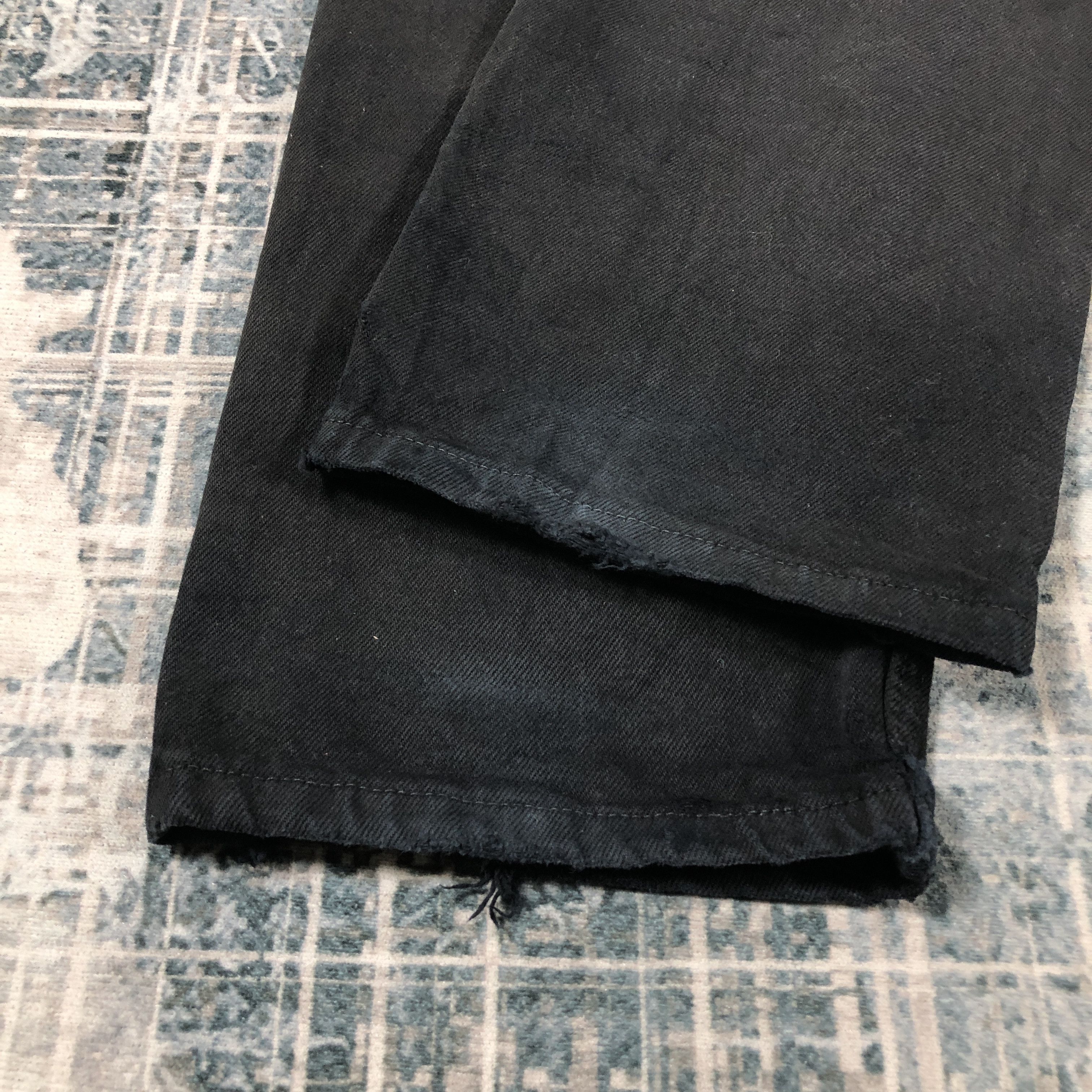 Levi's × Vintage Vintage Levis 501 Jeans Black Denim Size US 30 / EU 46 - 8 Thumbnail