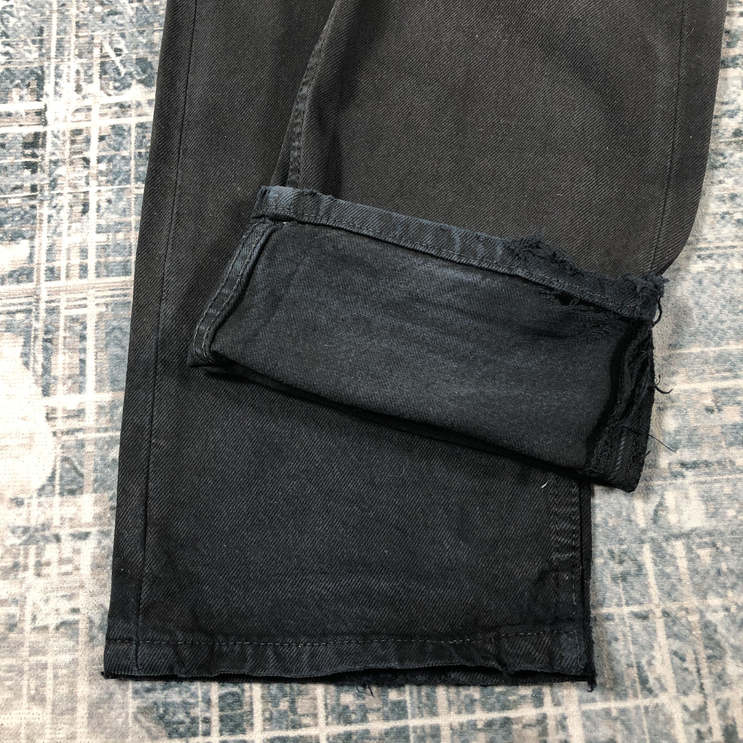 Levi's × Vintage Vintage Levis 501 Jeans Black Denim Size US 30 / EU 46 - 7 Thumbnail
